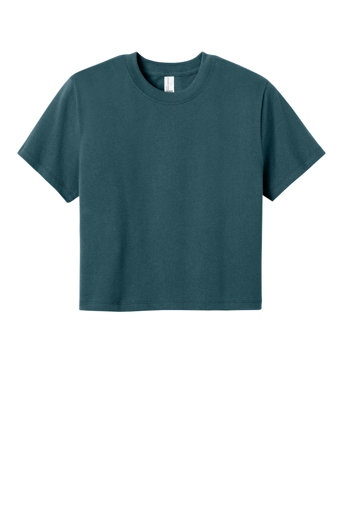 Custom Deep Cyan Women's Heavyweight Boxy V.I.T. Tee DT6066, personalized by SanCanDo Swag in Argyle, TX