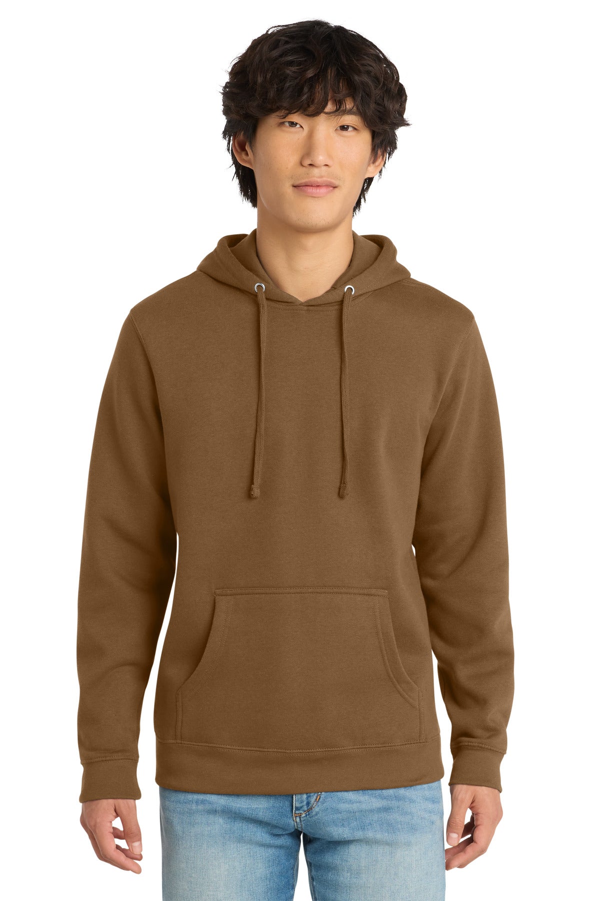 Custom Duck Brown V.I.T.Fleece Hoodie DT6100, personalized by SanCanDo Swag in Argyle, TX