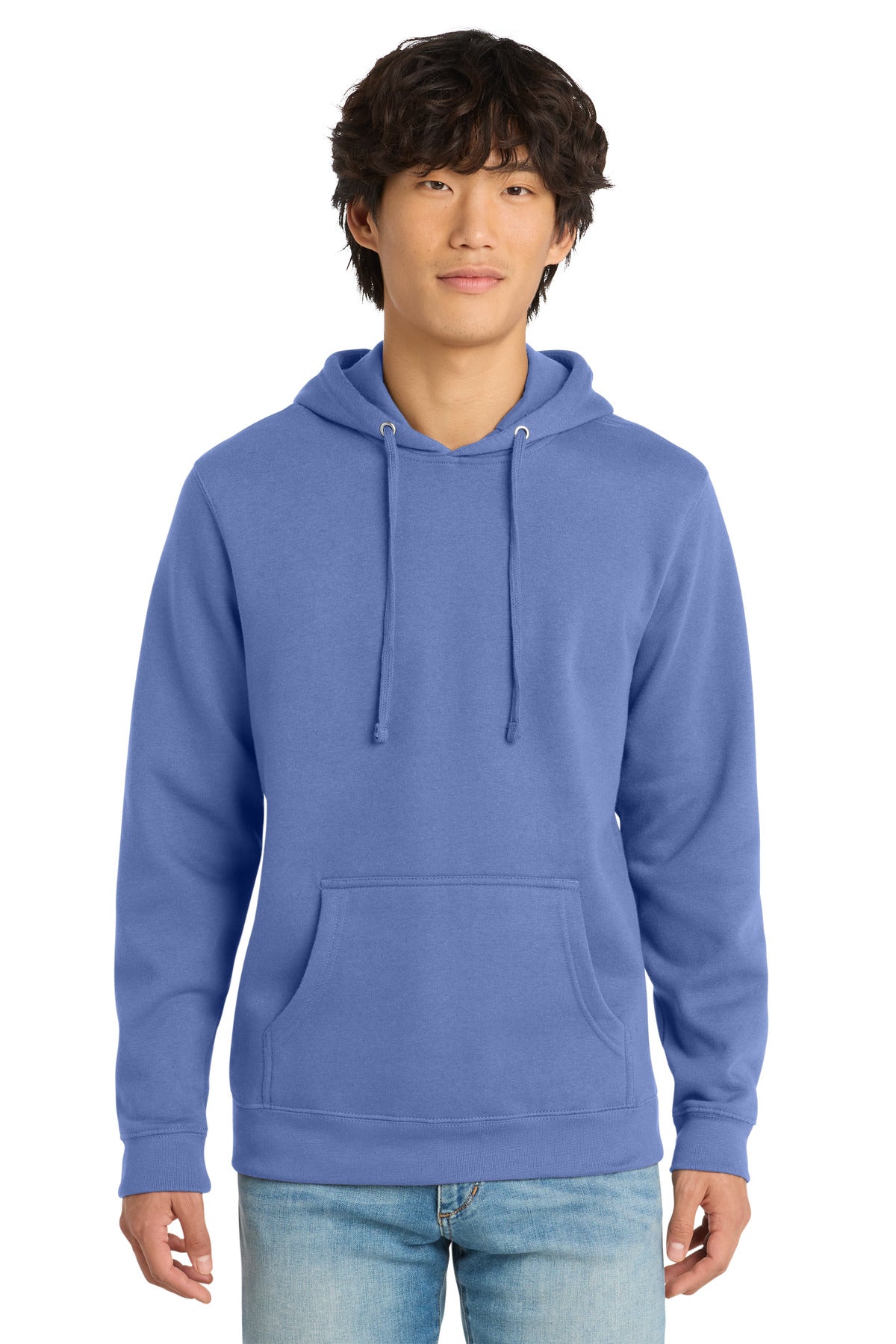Custom Electric Purple V.I.T.Fleece Hoodie DT6100, personalized by SanCanDo Swag in Argyle, TX