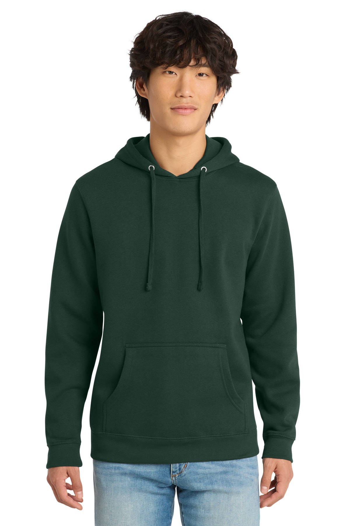 Custom Forest Green V.I.T.Fleece Hoodie DT6100, personalized by SanCanDo Swag in Argyle, TX