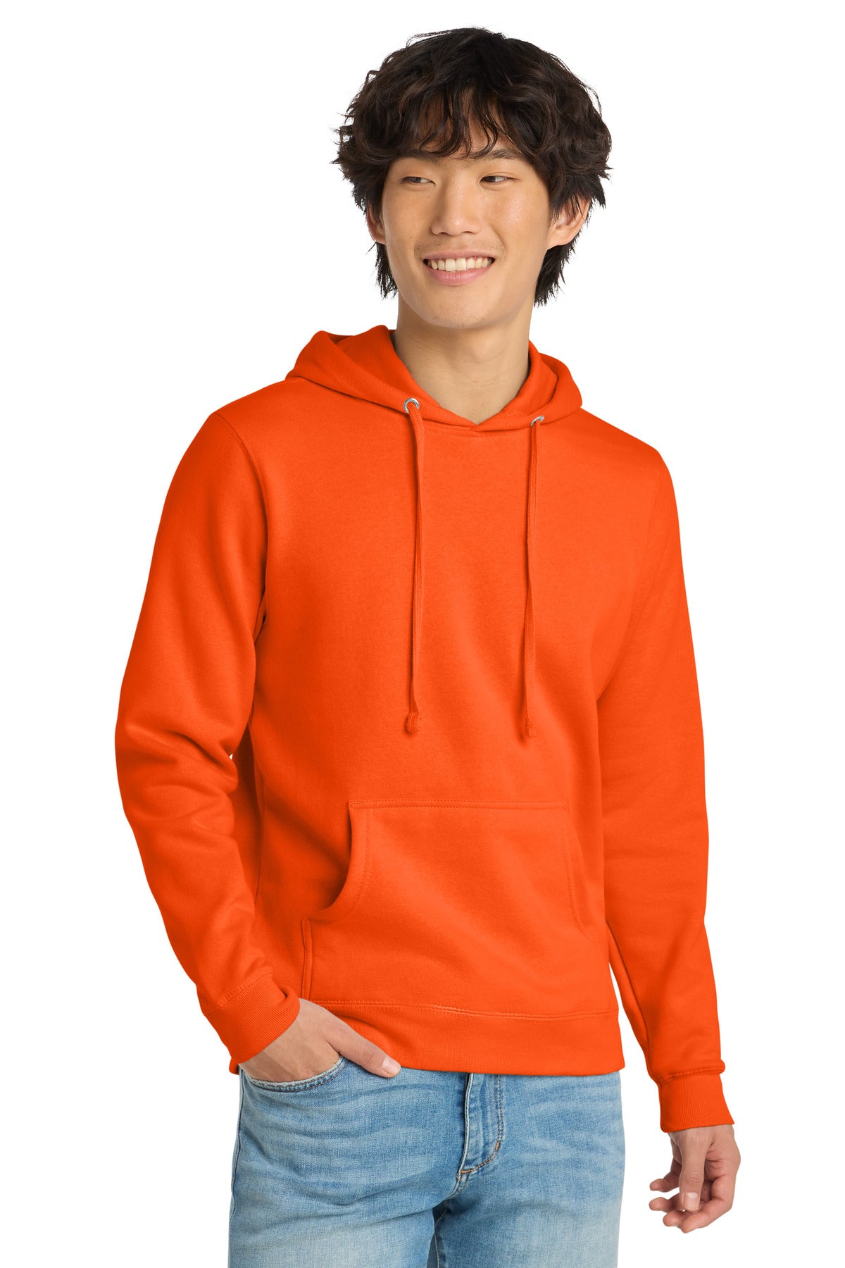 Custom S. Orange V.I.T.Fleece Hoodie DT6100, personalized by SanCanDo Swag in Argyle, TX