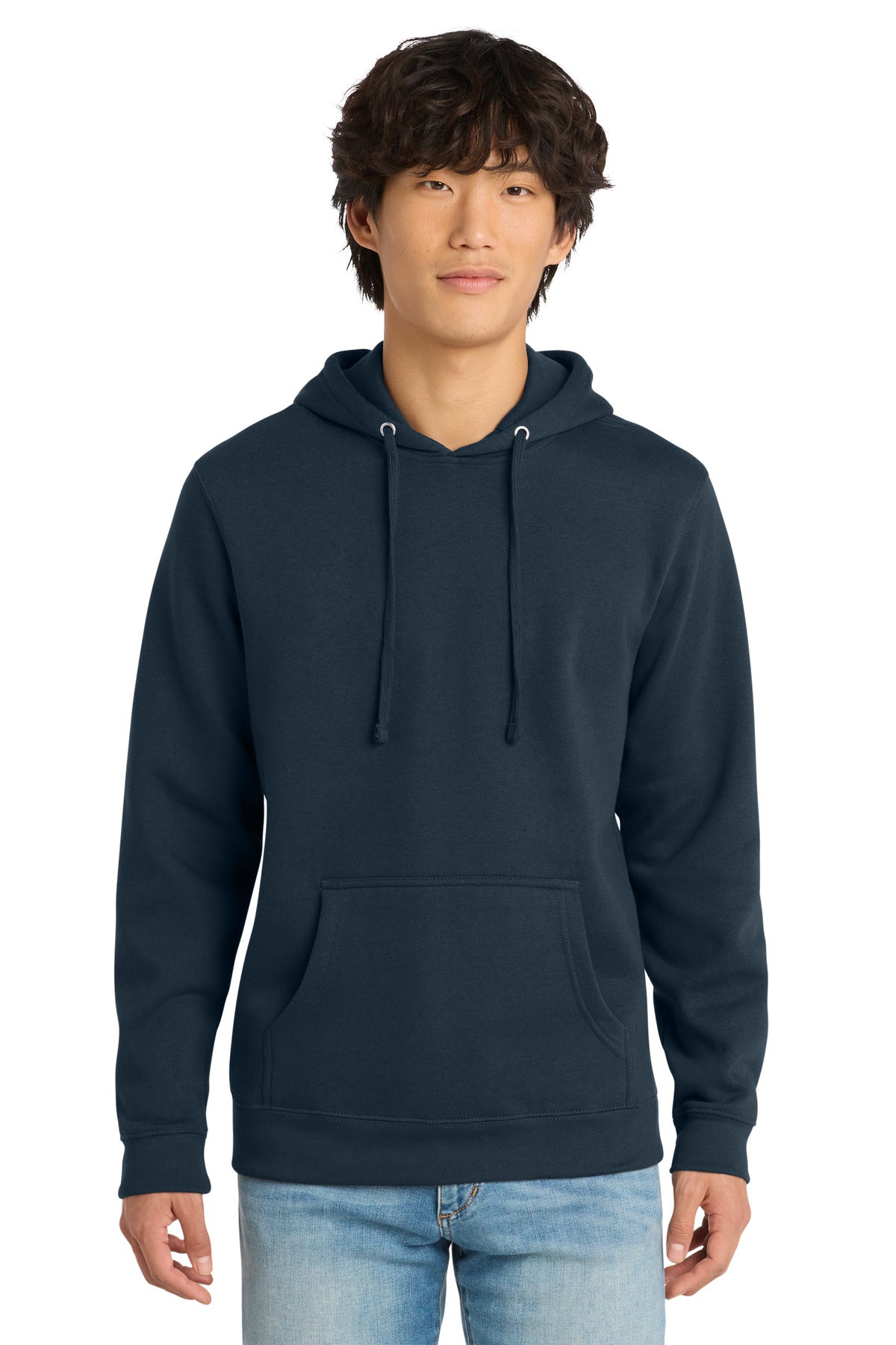 Custom New Navy V.I.T.Fleece Hoodie DT6100, personalized by SanCanDo Swag in Argyle, TX