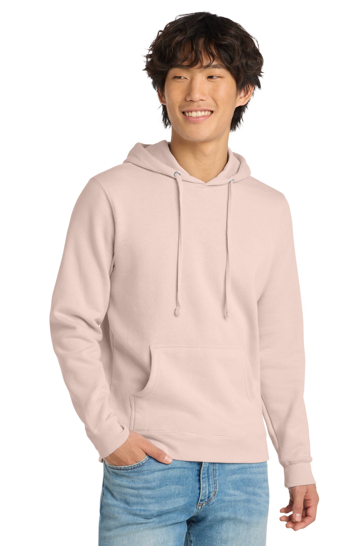 Custom Rosewater Pink V.I.T.Fleece Hoodie DT6100, personalized by SanCanDo Swag in Argyle, TX