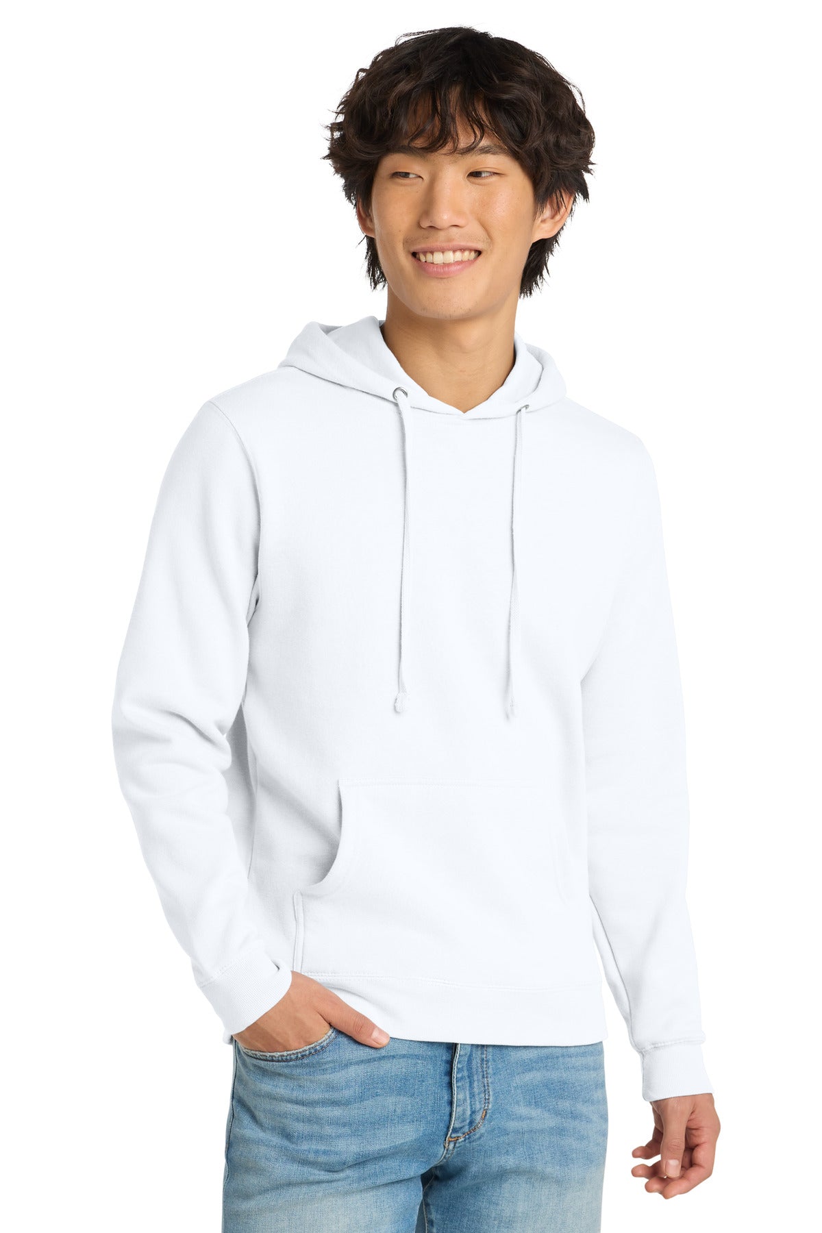 Custom White V.I.T.Fleece Hoodie DT6100, personalized by SanCanDo Swag in Argyle, TX