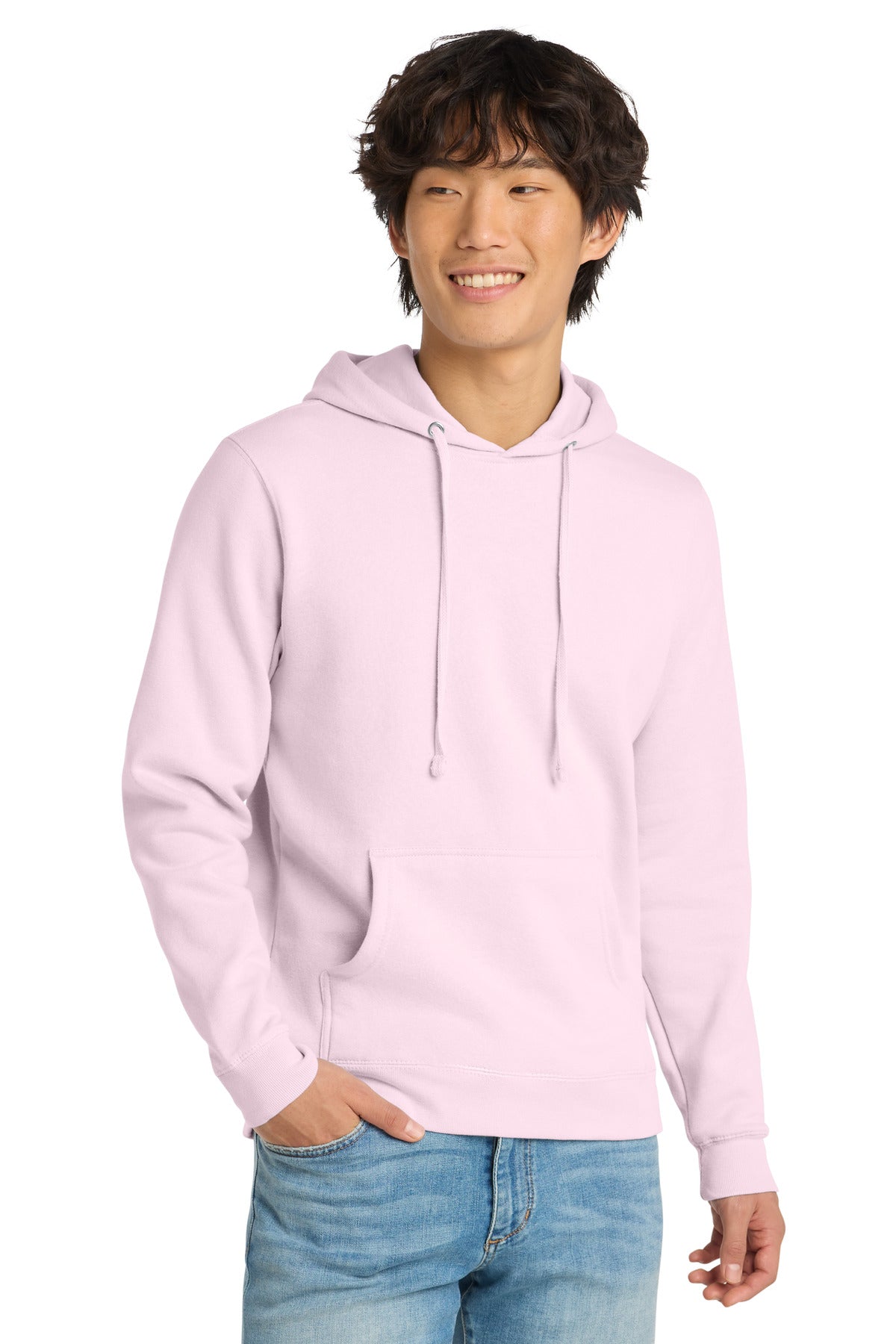 Custom Carnation Pink V.I.T.Fleece Hoodie DT6100, personalized by SanCanDo Swag in Argyle, TX