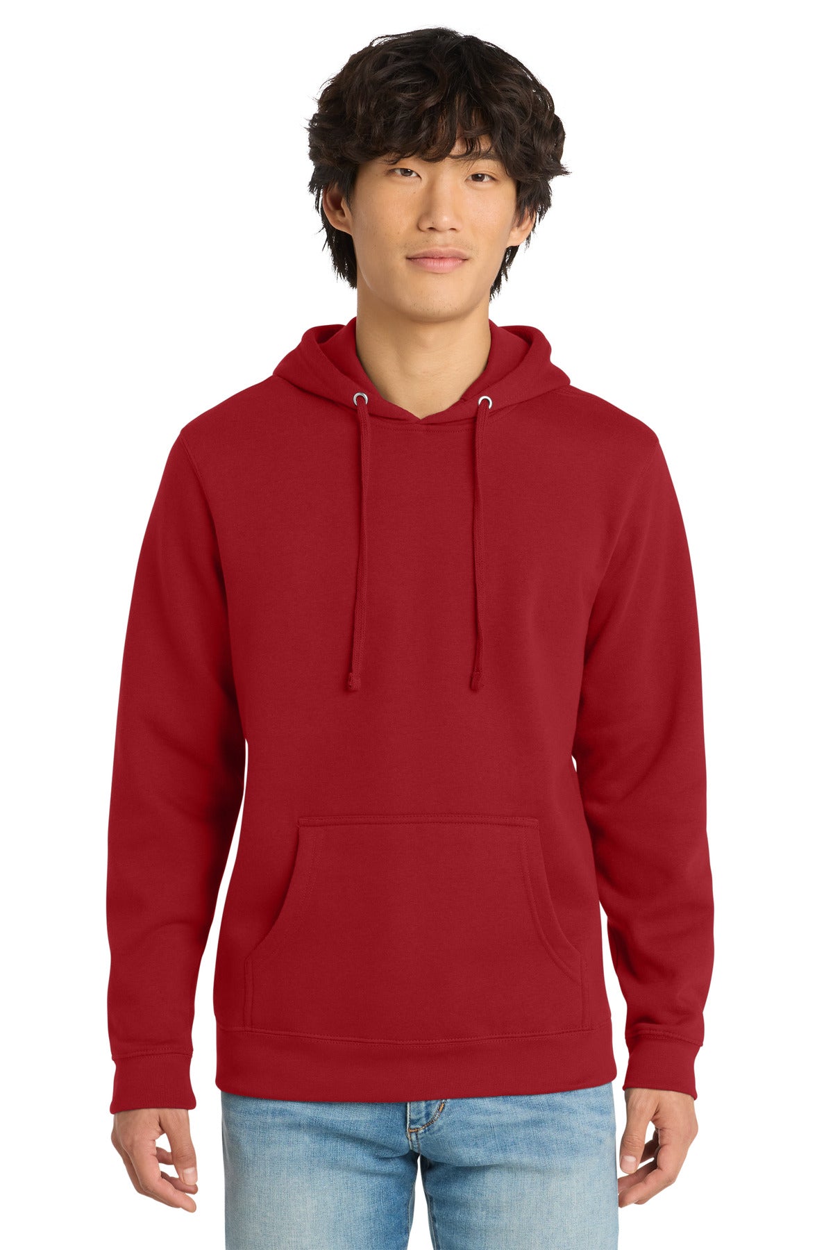 Custom Classic Red V.I.T.Fleece Hoodie DT6100, personalized by SanCanDo Swag in Argyle, TX