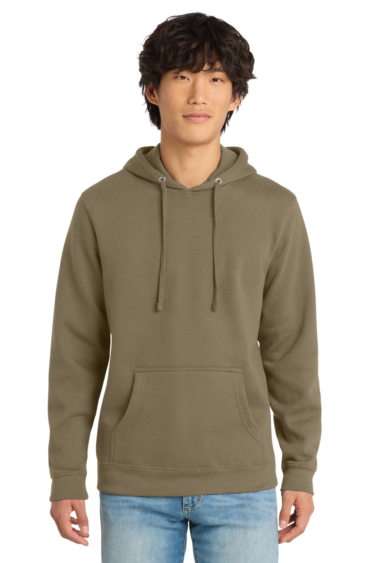 Custom Coyote Brown V.I.T.Fleece Hoodie DT6100, personalized by SanCanDo Swag in Argyle, TX
