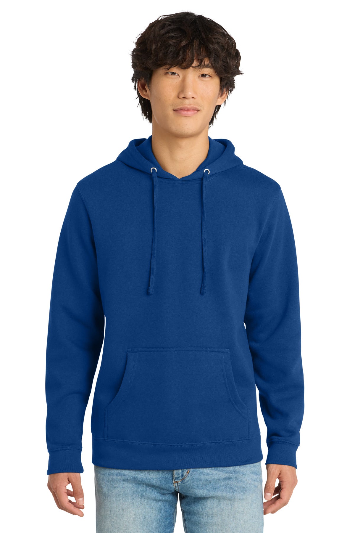 Custom Deep Royal V.I.T.Fleece Hoodie DT6100, personalized by SanCanDo Swag in Argyle, TX
