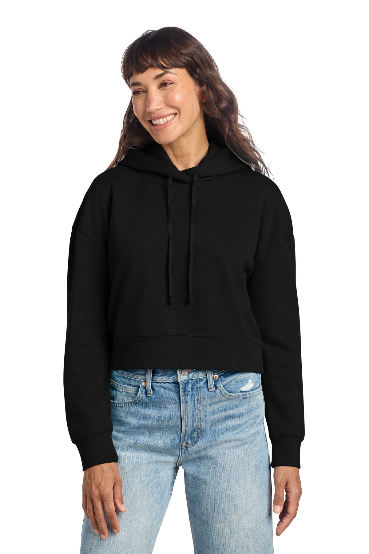 Custom Black Women's V.I.T. Fleece Hoodie DT6101, personalized by SanCanDo Swag in Argyle, TX