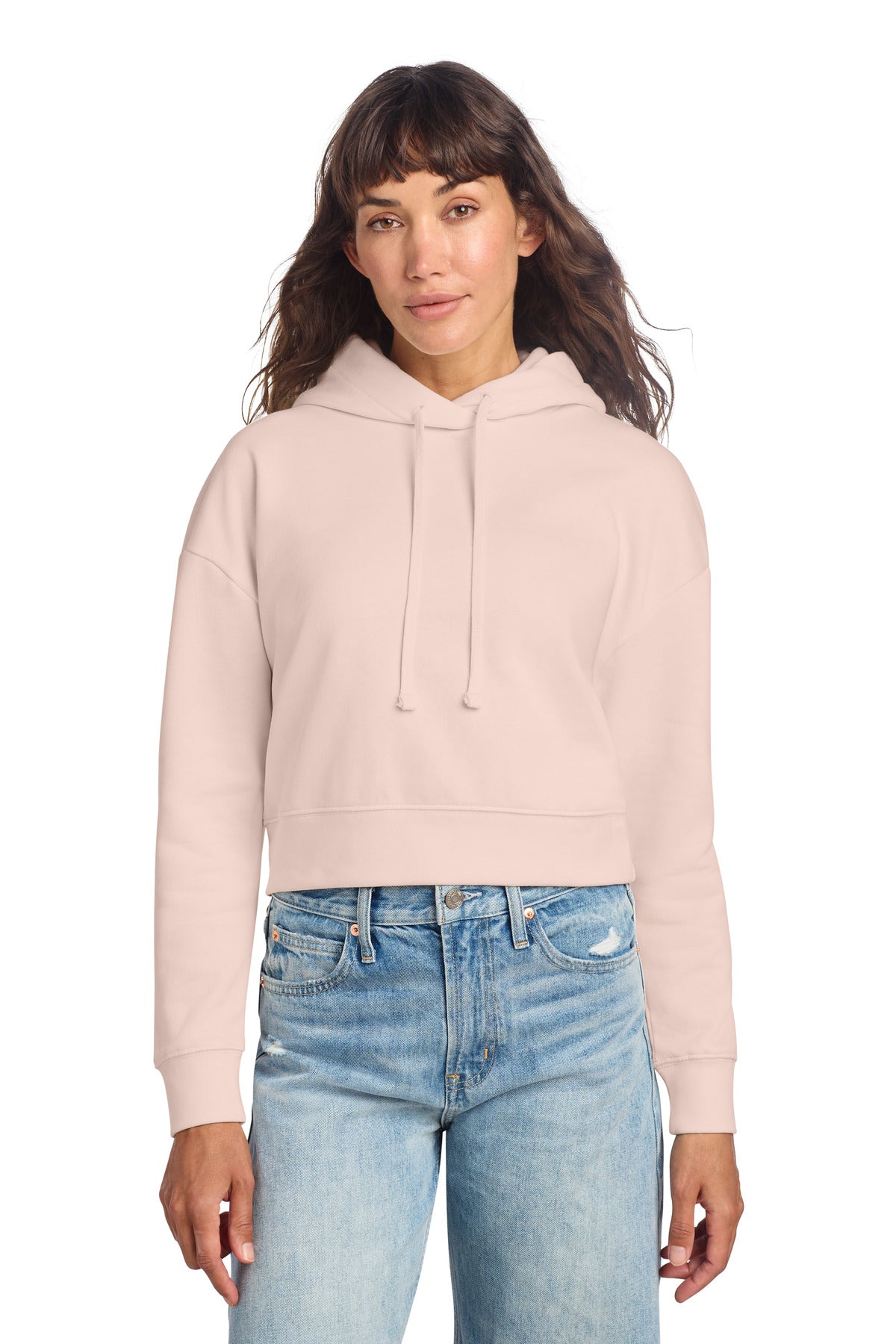 Custom Rosewater Pink Women's V.I.T. Fleece Hoodie DT6101, personalized by SanCanDo Swag in Argyle, TX