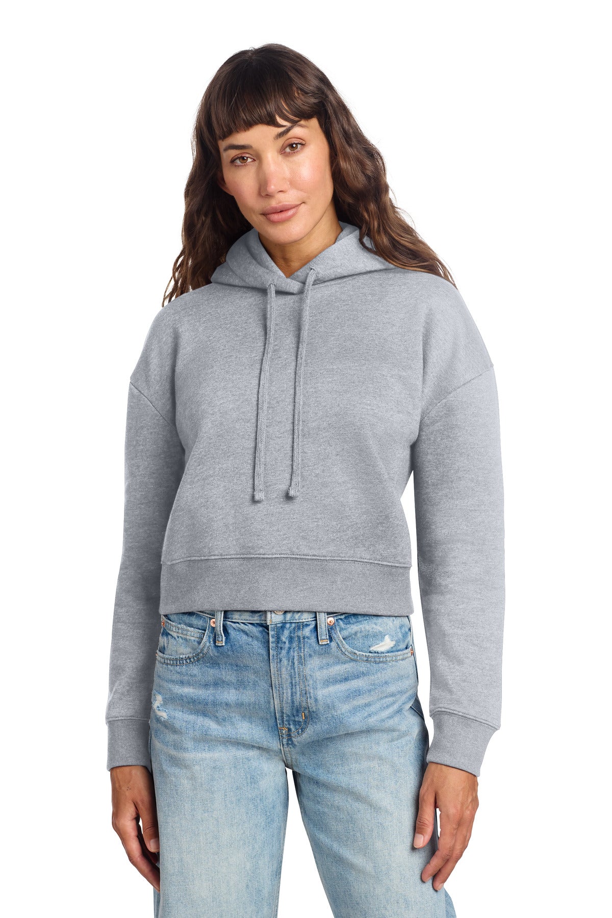 Custom Light Heather Grey Women's V.I.T. Fleece Hoodie DT6101, personalized by SanCanDo Swag in Argyle, TX