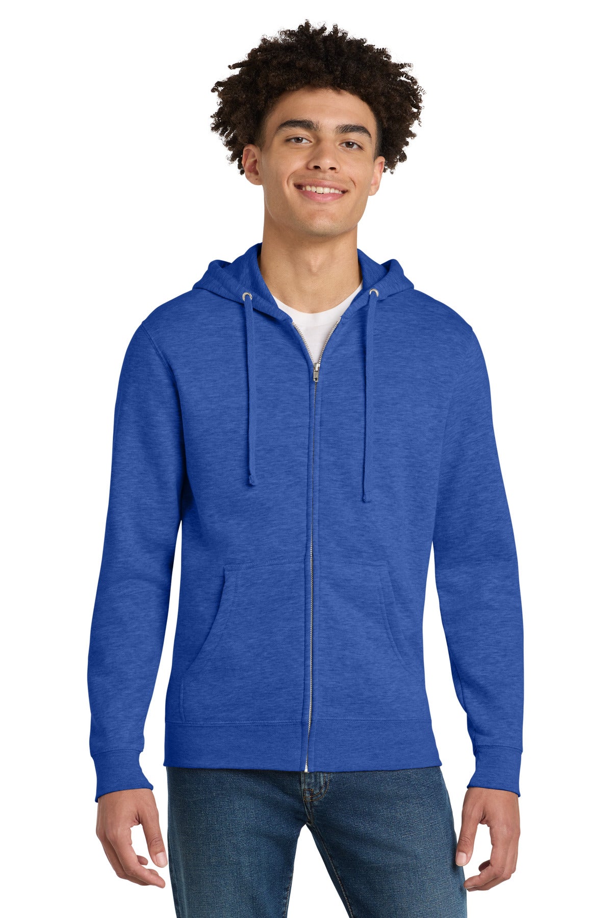 Custom Royal Frost V.I.T.Fleece Full-Zip Hoodie DT6102, personalized by SanCanDo Swag in Argyle, TX