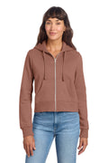 Custom Desert Rose Women's V.I.T. Fleece Full-Zip Hoodie DT6103, personalized by SanCanDo Swag in Argyle, TX