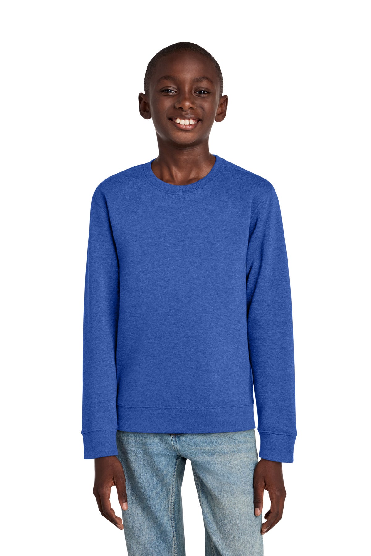 Custom Royal Frost Youth V.I.T. Fleece Crew DT6104Y, personalized by SanCanDo Swag in Argyle, TX