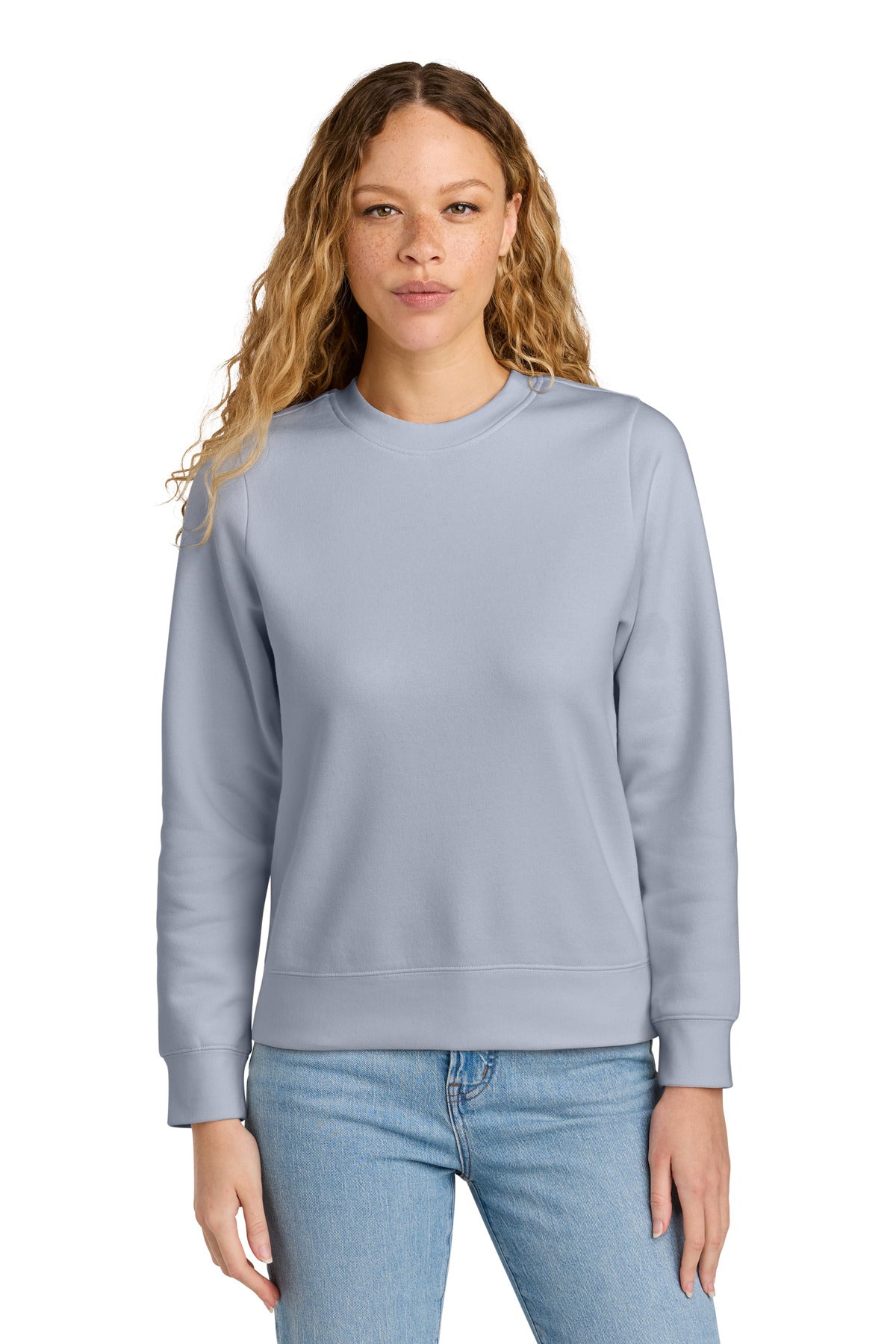 Custom Icelandic Purple Women's V.I.T. Fleece Crew DT6105, personalized by SanCanDo Swag in Argyle, TX