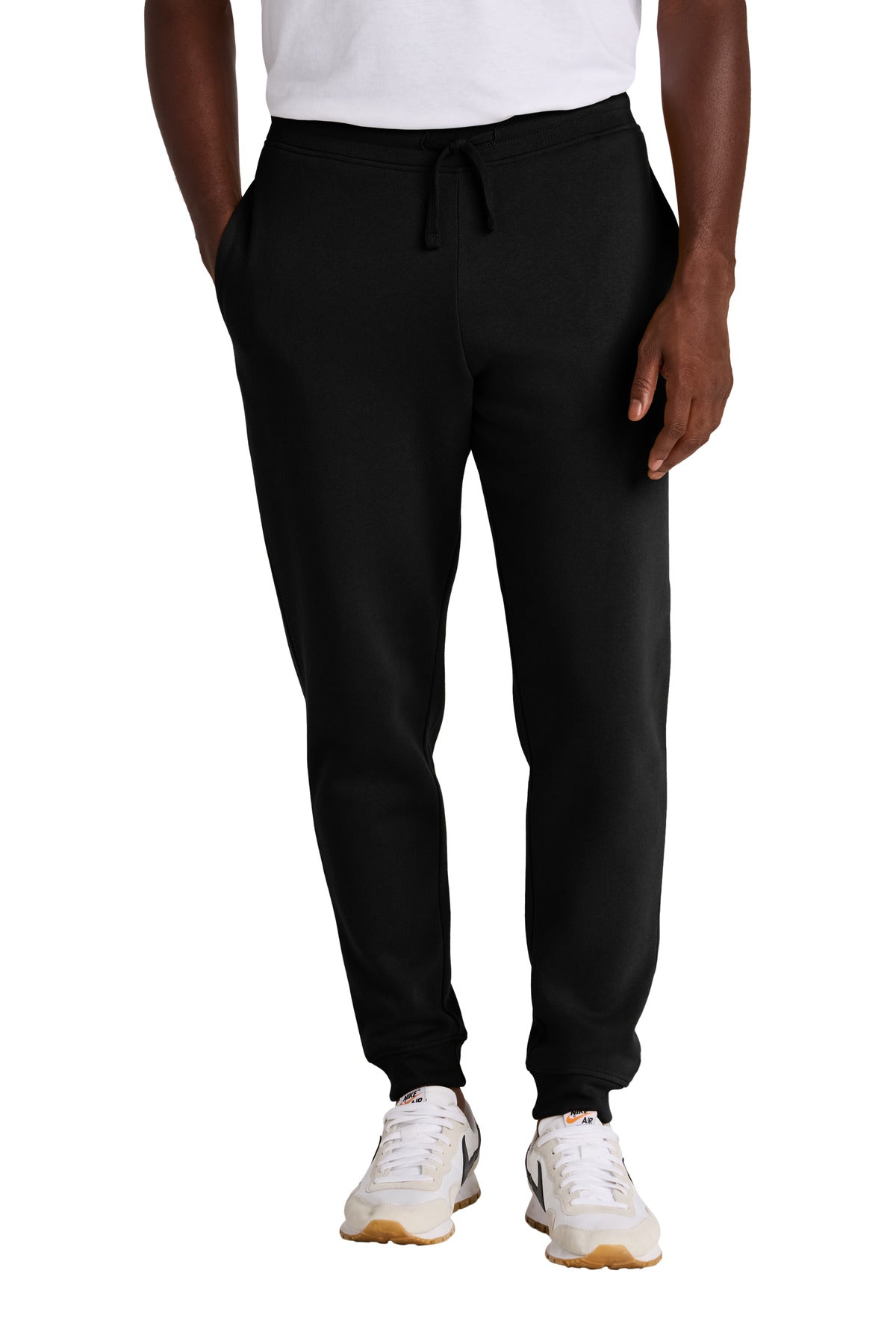Custom Black V.I.T.Fleece Jogger DT6107, personalized by SanCanDo Swag in Argyle, TX