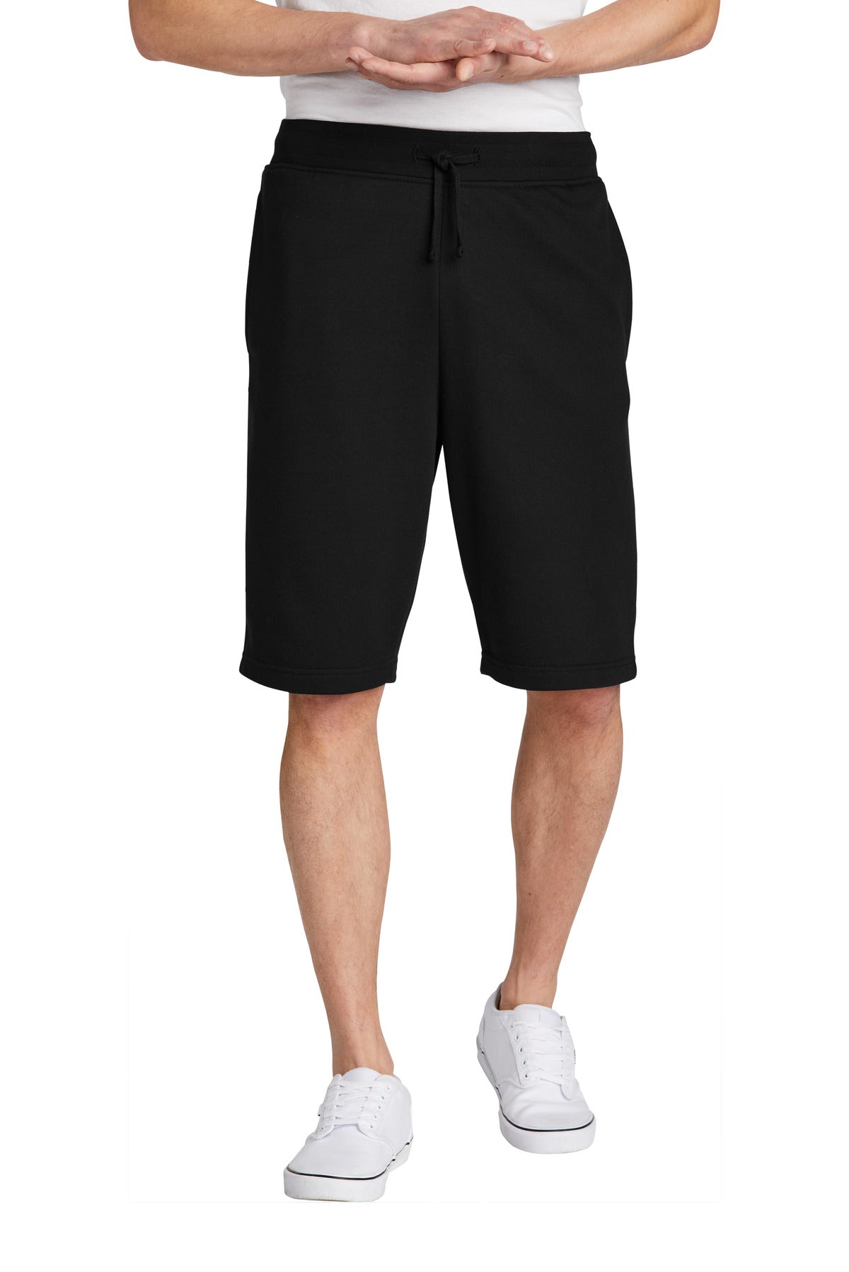 Custom Black V.I.T.Fleece Short DT6108, personalized by SanCanDo Swag in Argyle, TX
