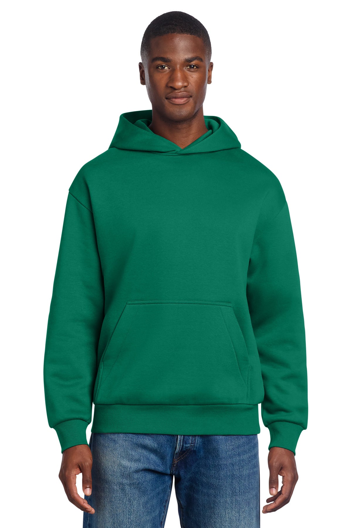 Custom Jewel Green V.I.T. Heavyweight Fleece Hoodie DT6150, personalized by SanCanDo Swag in Argyle, TX
