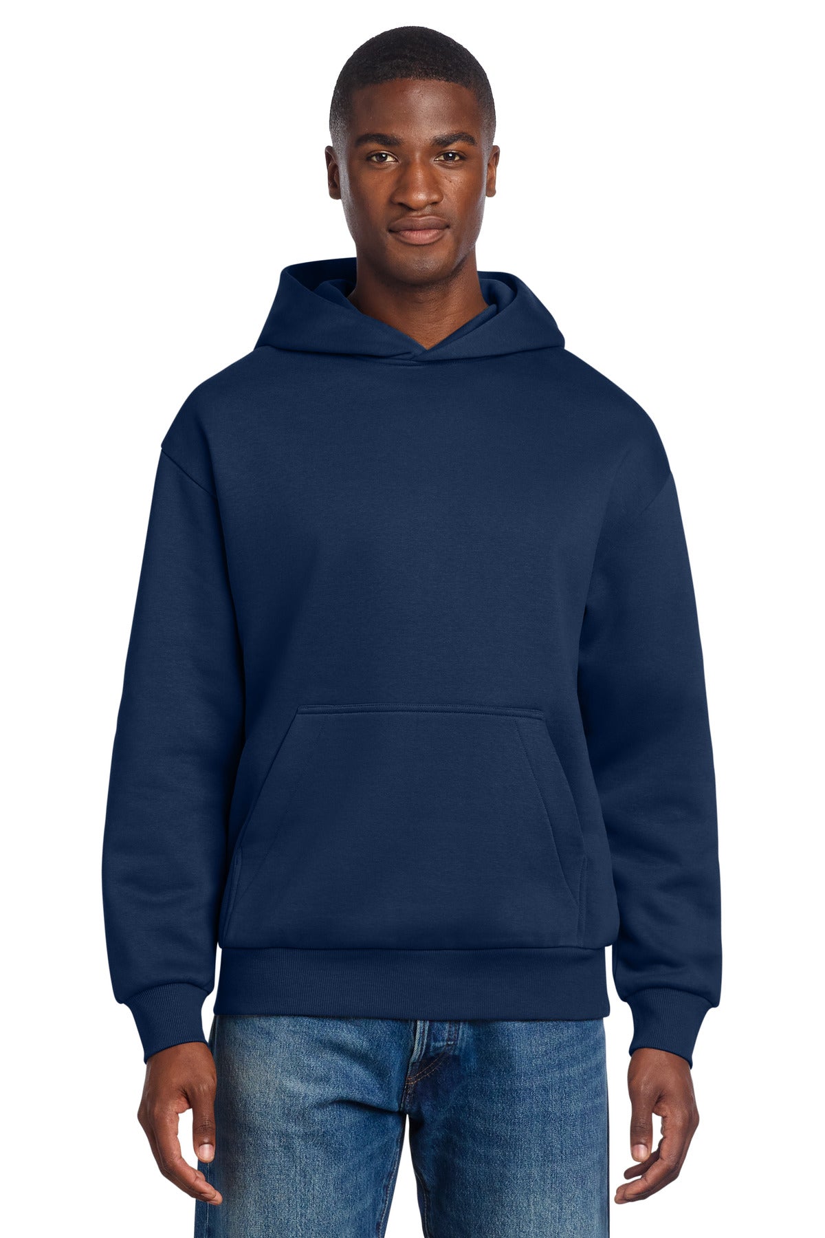Custom Dark Royal V.I.T. Heavyweight Fleece Hoodie DT6150, personalized by SanCanDo Swag in Argyle, TX
