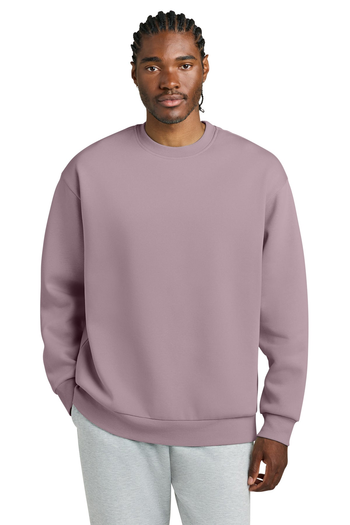 Custom Smoky Amethyst V.I.T. Heavyweight Fleece Crew DT6154, personalized by SanCanDo Swag in Argyle, TX