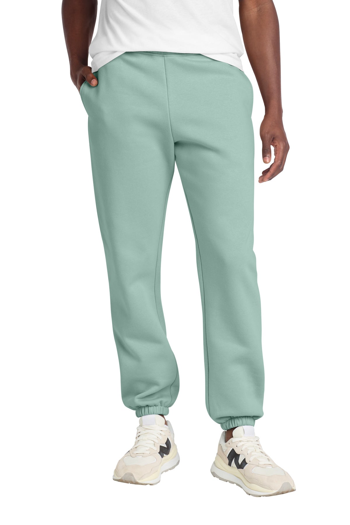 Custom Dusty Sage V.I.T. Heavyweight Fleece Sweatpant DT6162, personalized by SanCanDo Swag in Argyle, TX