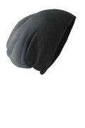 Custom Black Dip Dye Slouch Beanie DT618, personalized by SanCanDo Swag in Argyle, TX
