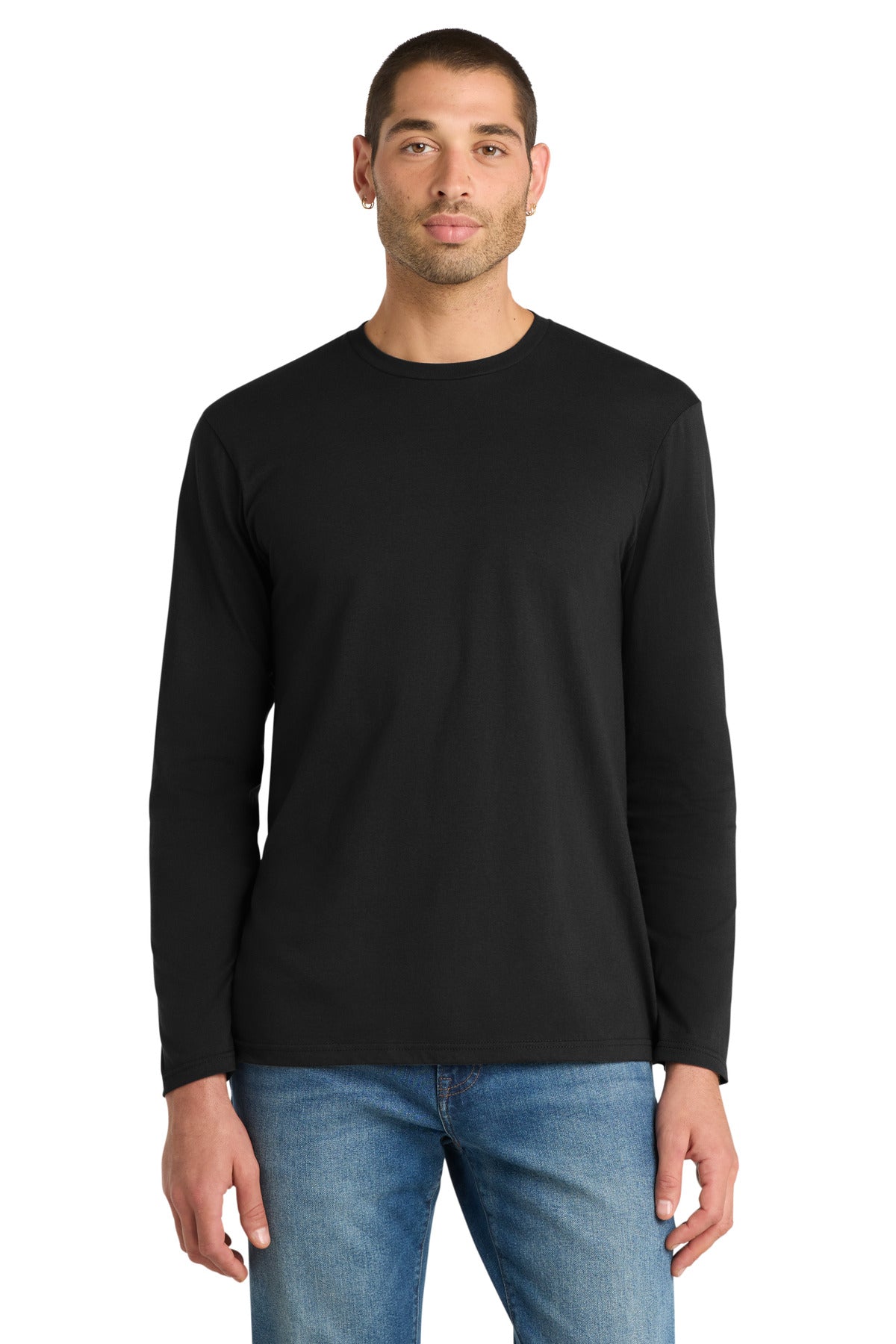 Custom Black V.I.T. Tee Long Sleeve DT6200, personalized by SanCanDo Swag in Argyle, TX