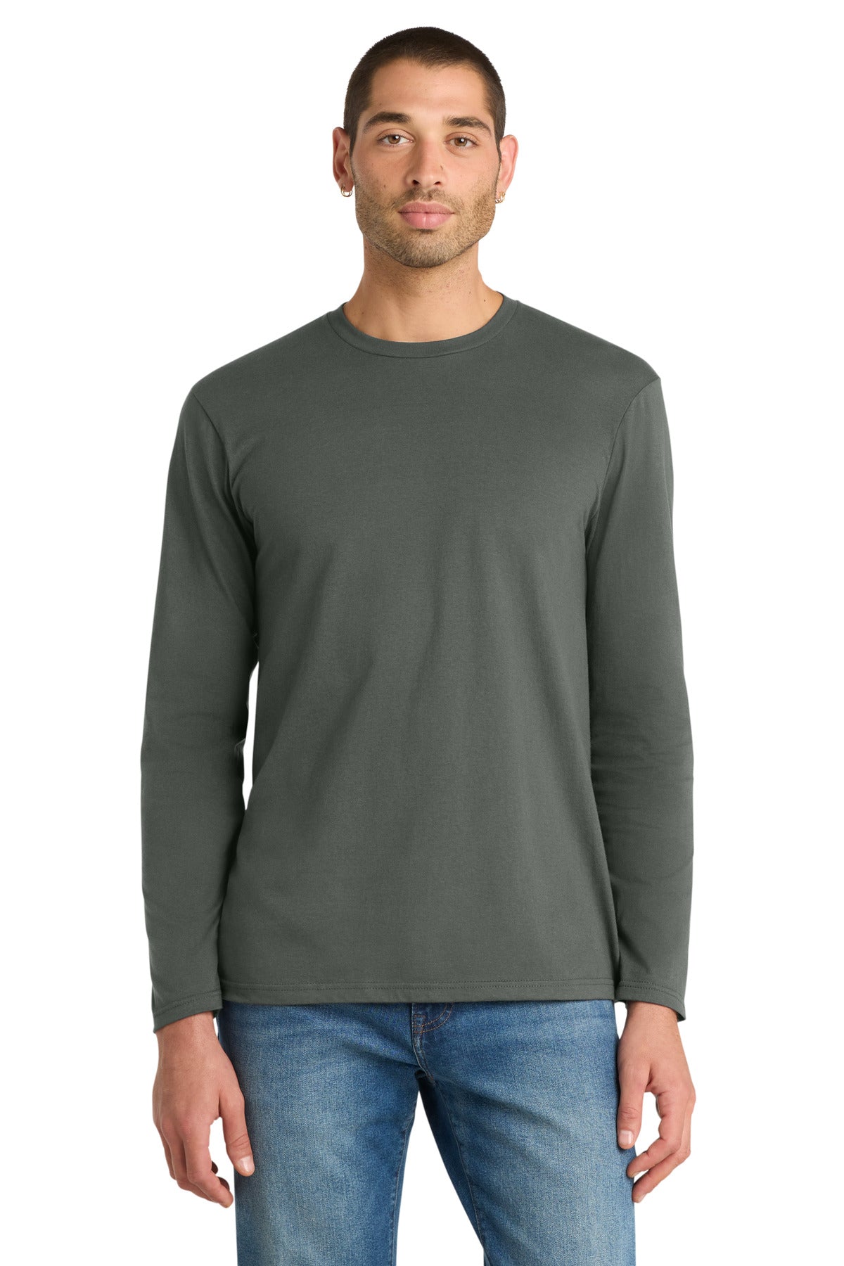 Custom Deepest Grey V.I.T. Tee Long Sleeve DT6200, personalized by SanCanDo Swag in Argyle, TX