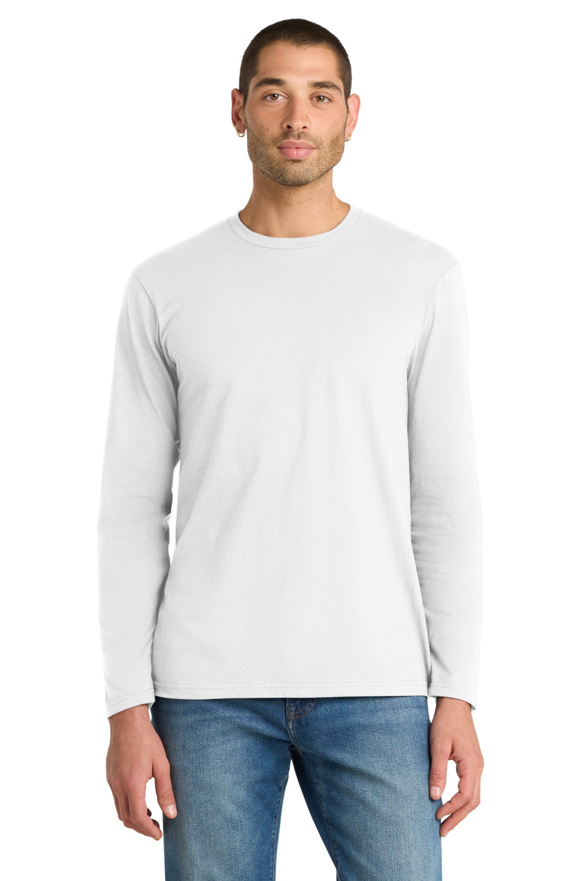 Custom White V.I.T. Tee Long Sleeve DT6200, personalized by SanCanDo Swag in Argyle, TX