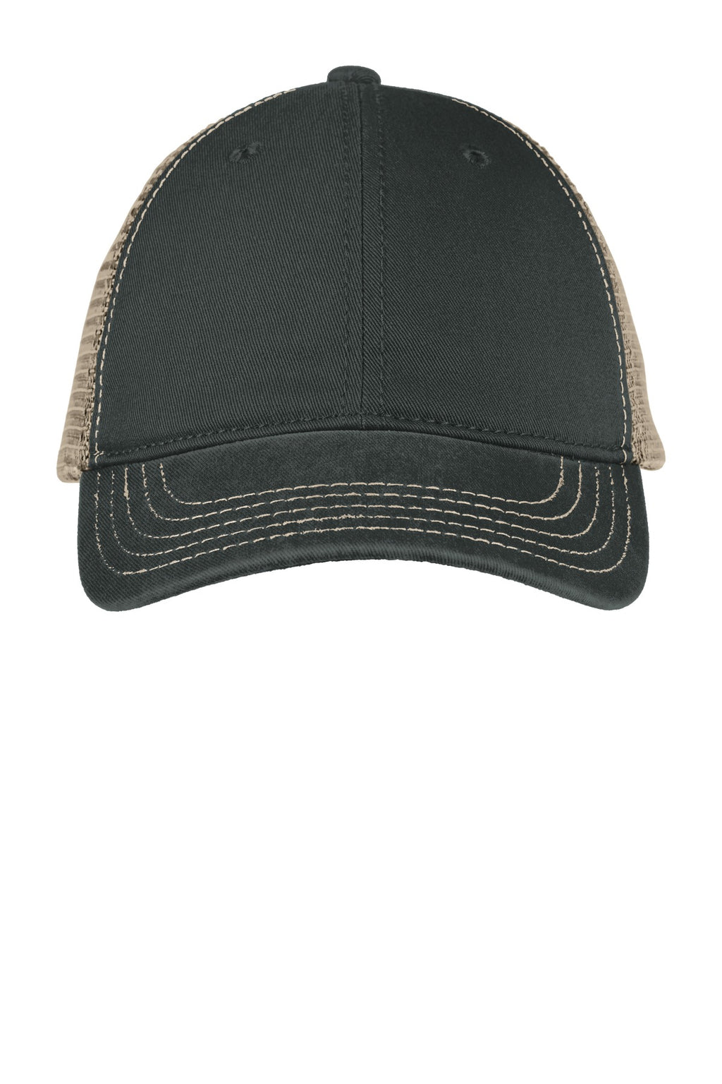 Custom Black/ Khaki Super Soft Mesh Back Cap DT630, personalized by SanCanDo Swag in Argyle, TX