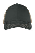 Custom Black/ Khaki Super Soft Mesh Back Cap DT630, personalized by SanCanDo Swag in Argyle, TX
