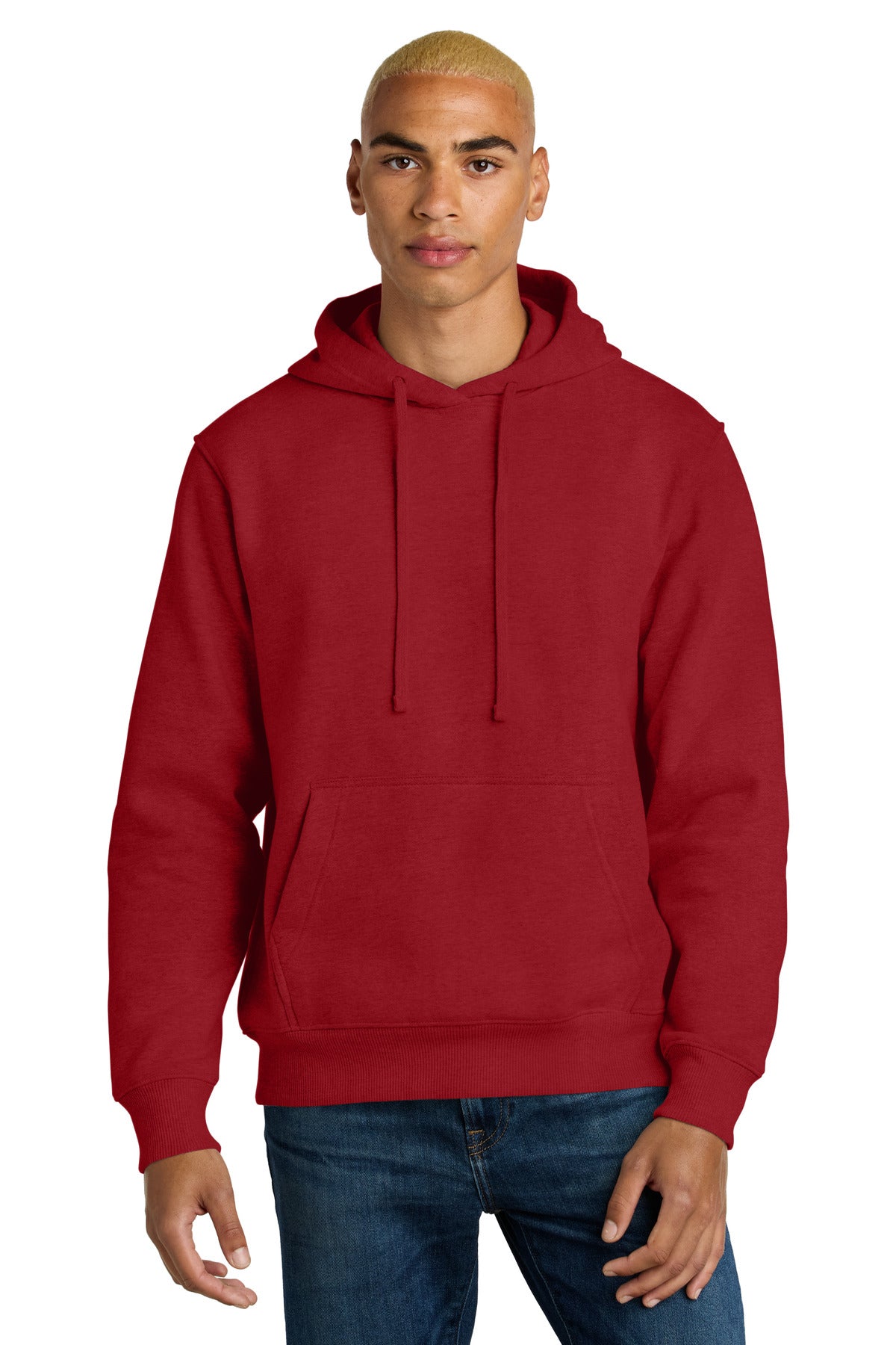 Custom Classic Red V.I.T. Super Heavyweight Fleece Hoodie DT6600, personalized by SanCanDo Swag in Argyle, TX