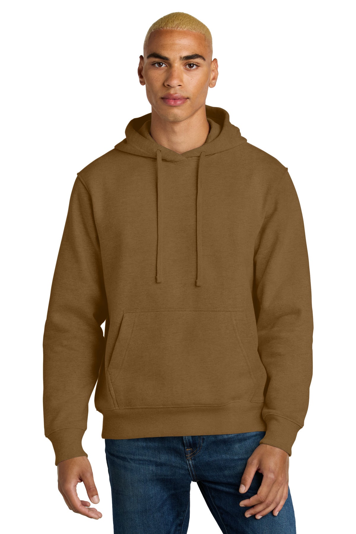 Custom Duck Brown V.I.T. Super Heavyweight Fleece Hoodie DT6600, personalized by SanCanDo Swag in Argyle, TX