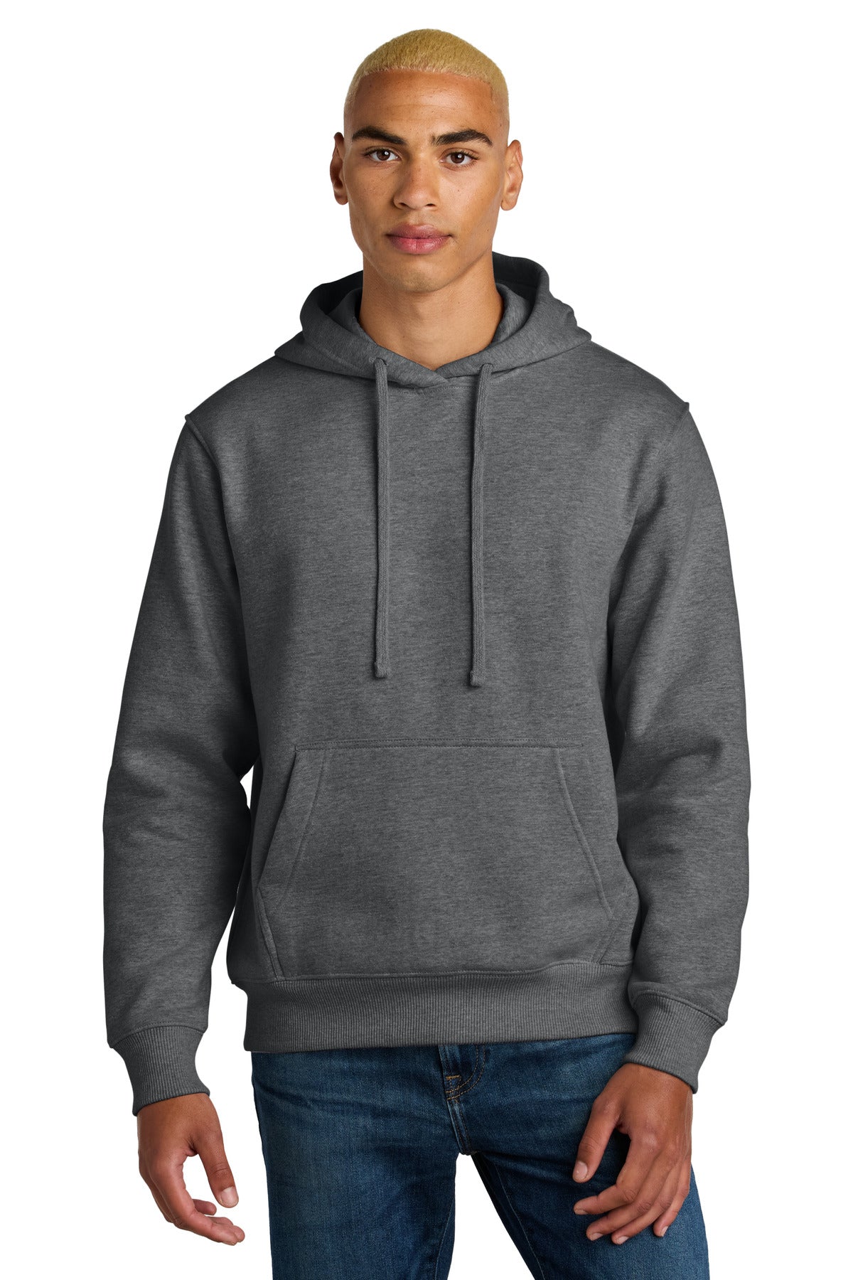 Custom Heathered Charcoal V.I.T. Super Heavyweight Fleece Hoodie DT6600, personalized by SanCanDo Swag in Argyle, TX