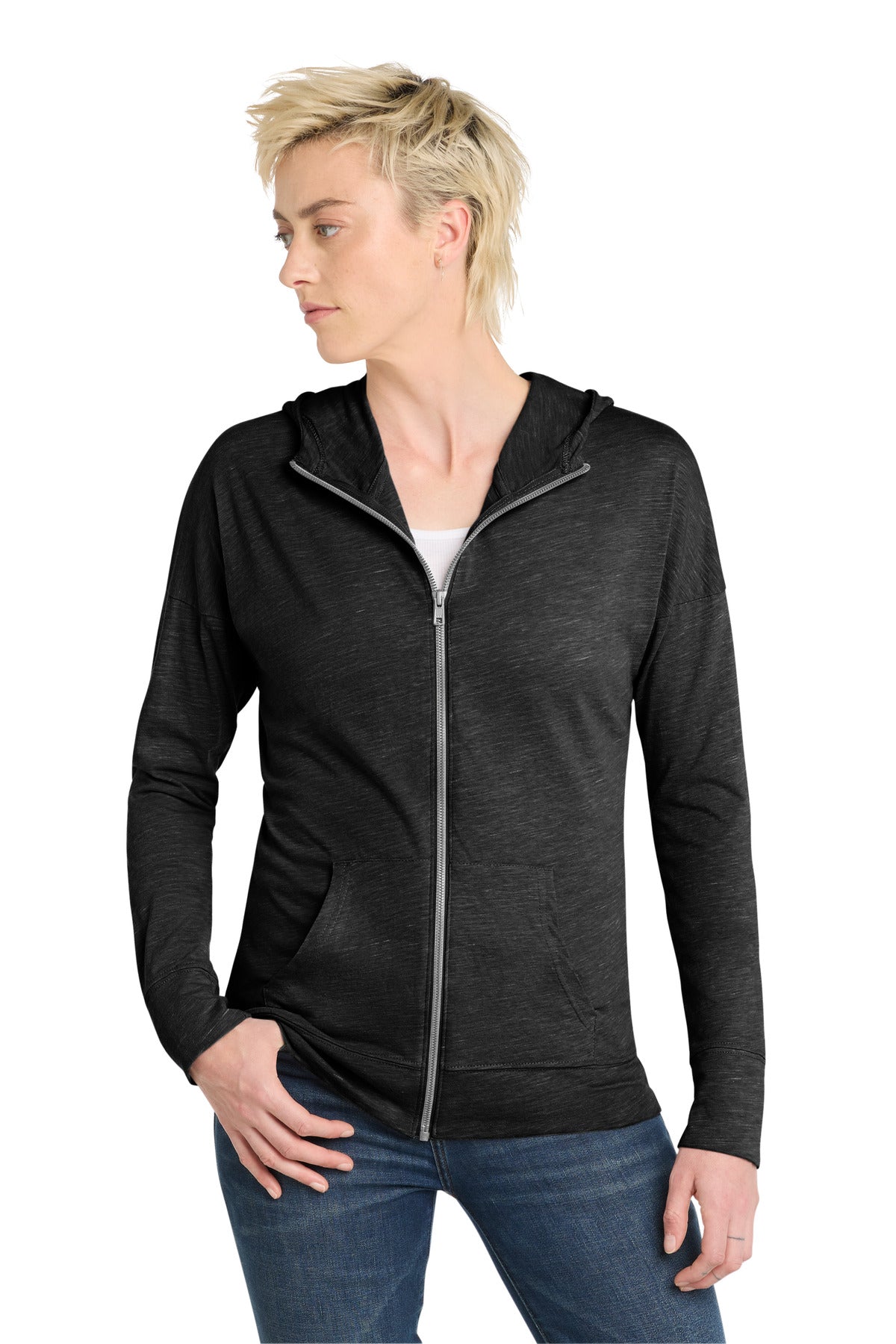 Custom Black Women's Medal Full-Zip Hoodie DT665, personalized by SanCanDo Swag in Argyle, TX