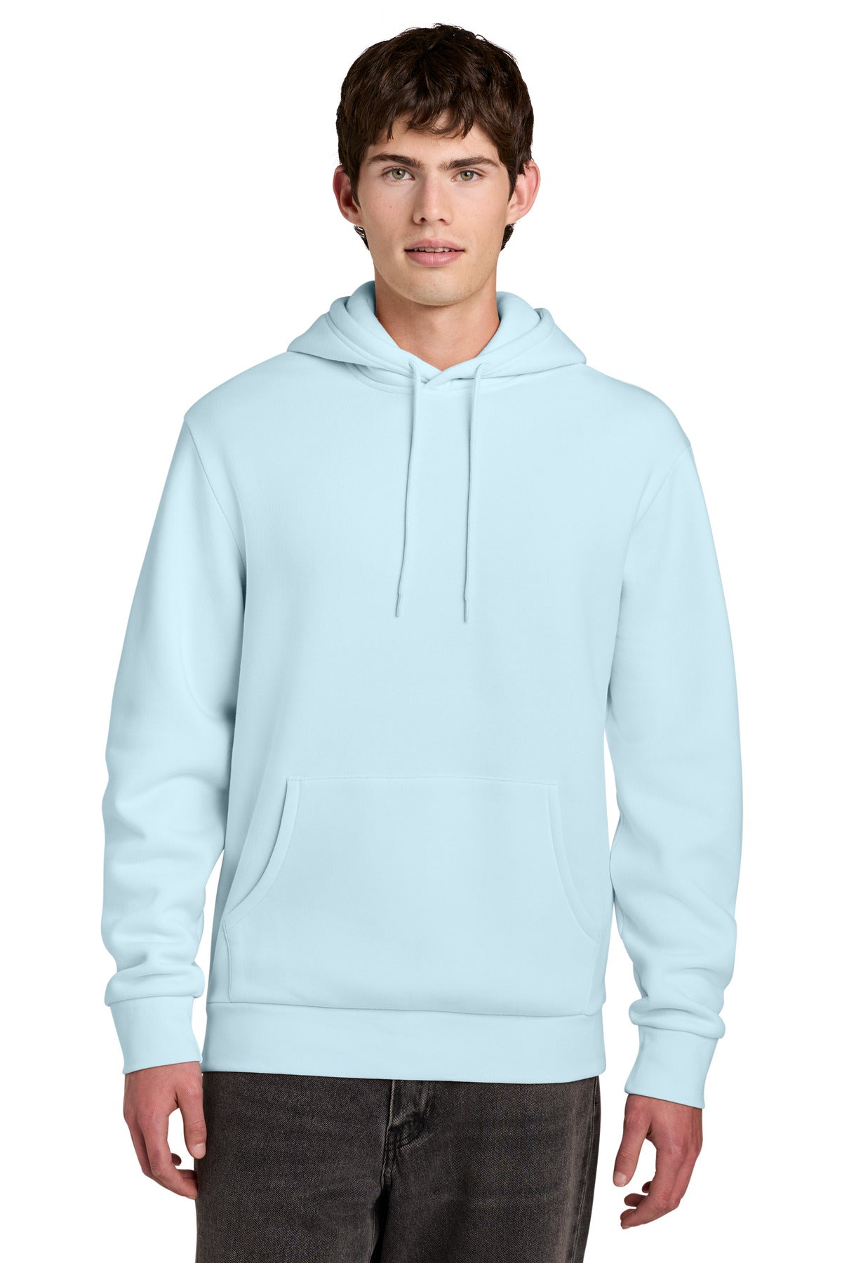 Custom Winter Blue MelloFleece Hoodie DT6700, personalized by SanCanDo Swag in Argyle, TX