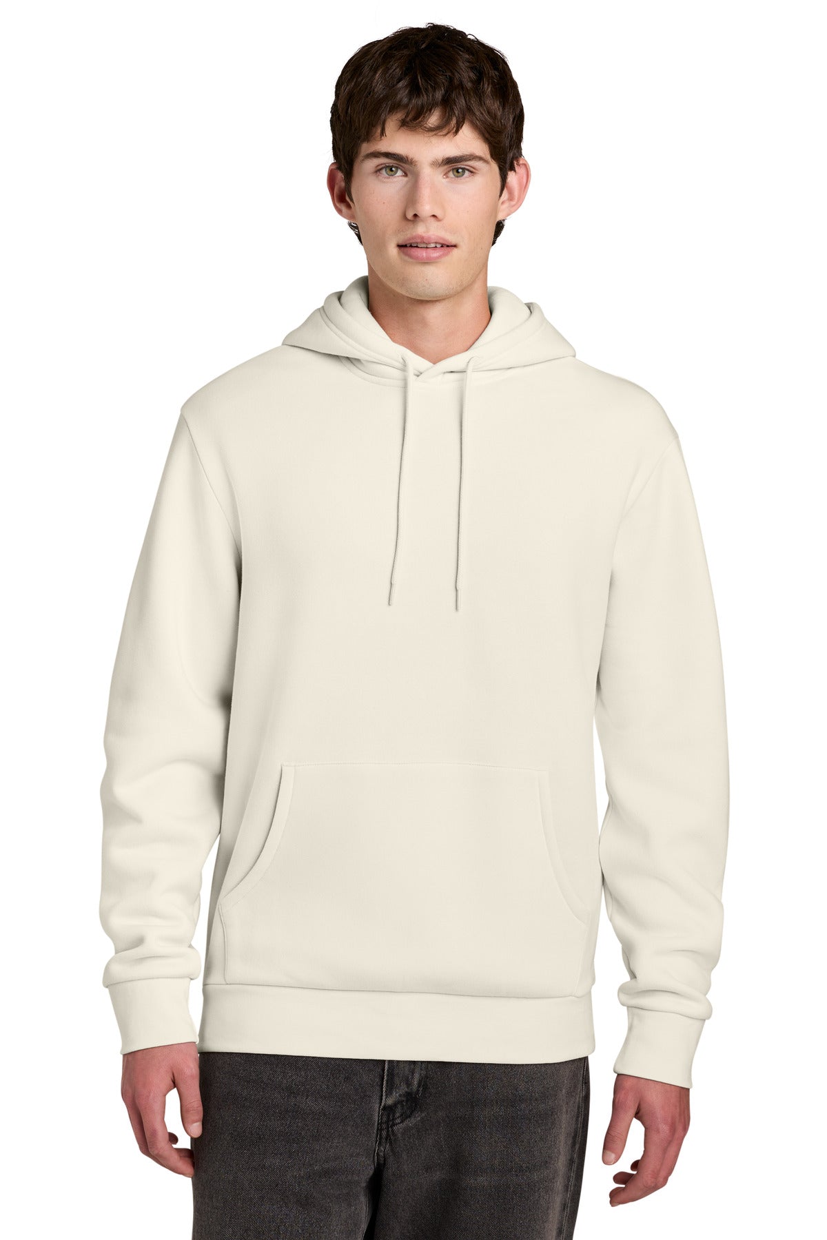 Custom Ivory MelloFleece Hoodie DT6700, personalized by SanCanDo Swag in Argyle, TX