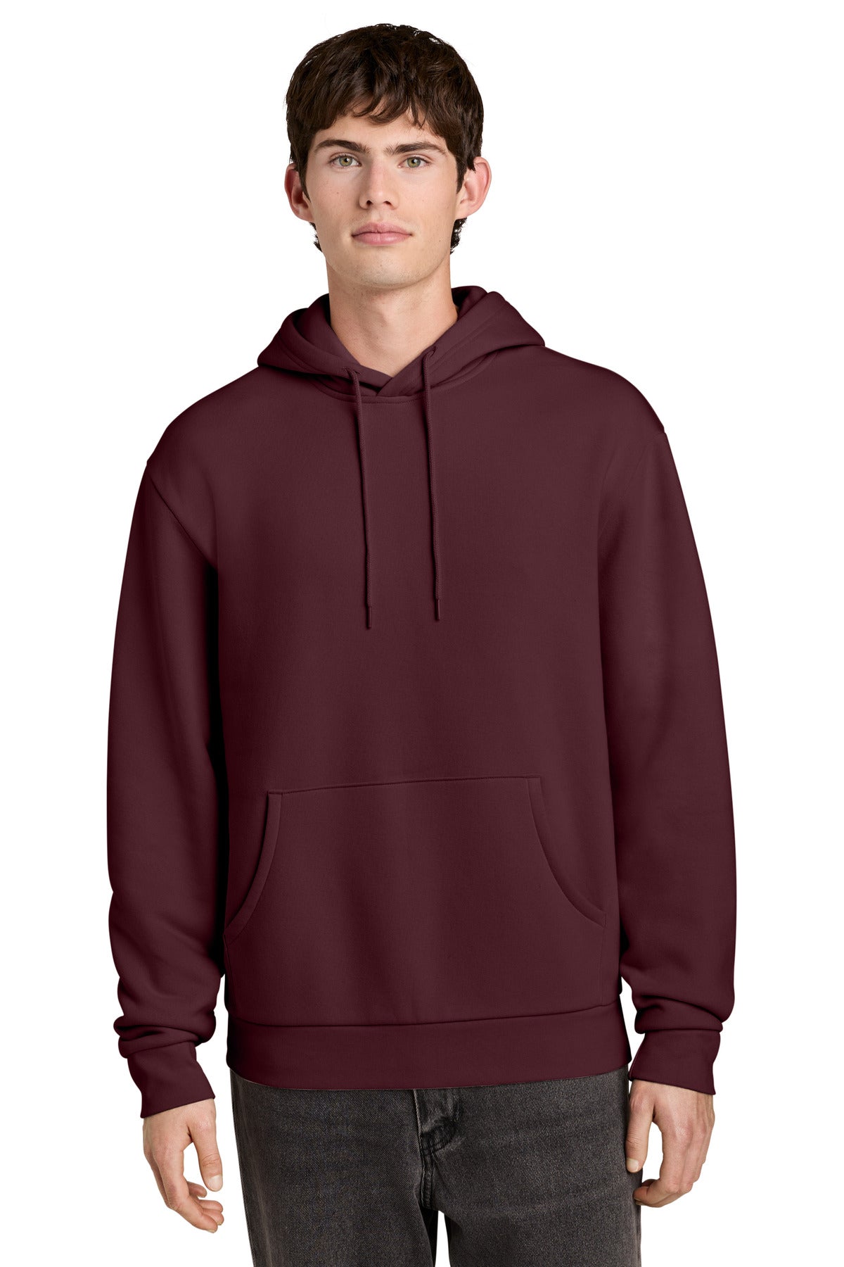 Custom Maroon MelloFleece Hoodie DT6700, personalized by SanCanDo Swag in Argyle, TX