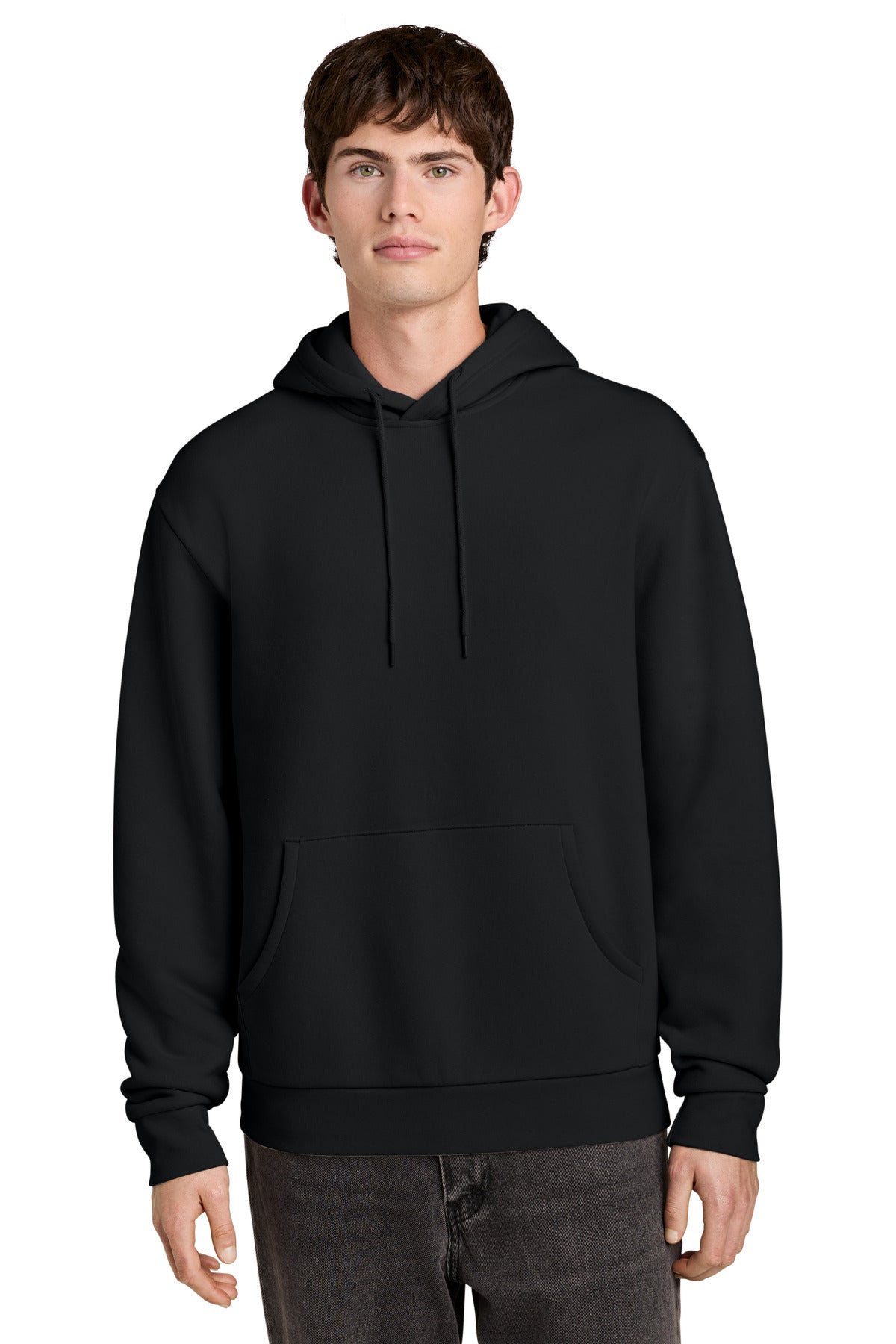 Custom Black MelloFleece Hoodie DT6700, personalized by SanCanDo Swag in Argyle, TX