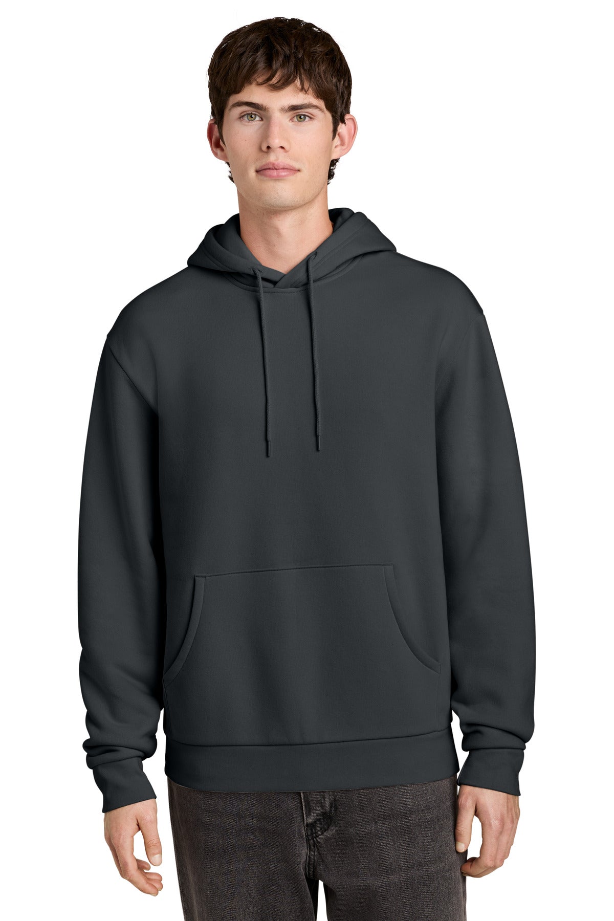 Custom Graphite MelloFleece Hoodie DT6700, personalized by SanCanDo Swag in Argyle, TX