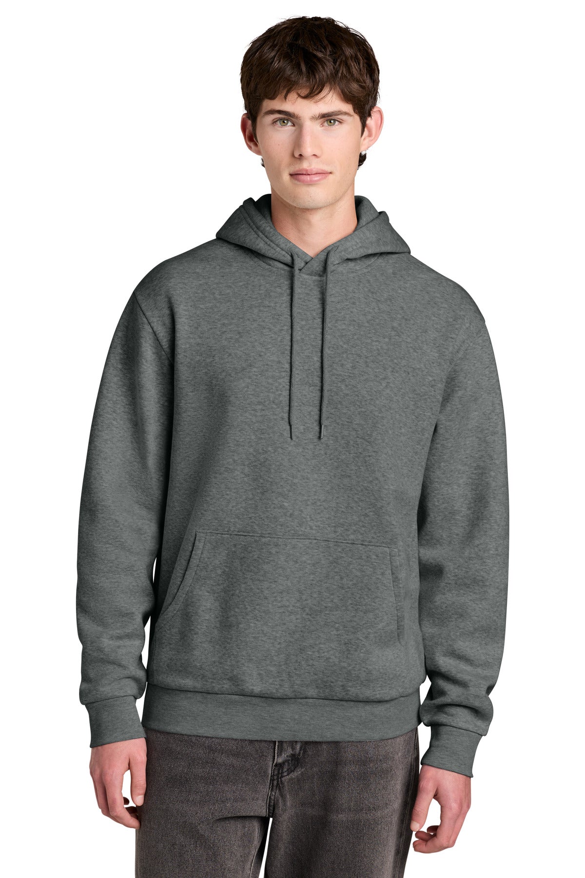 Custom Grey Frost MelloFleece Hoodie DT6700, personalized by SanCanDo Swag in Argyle, TX