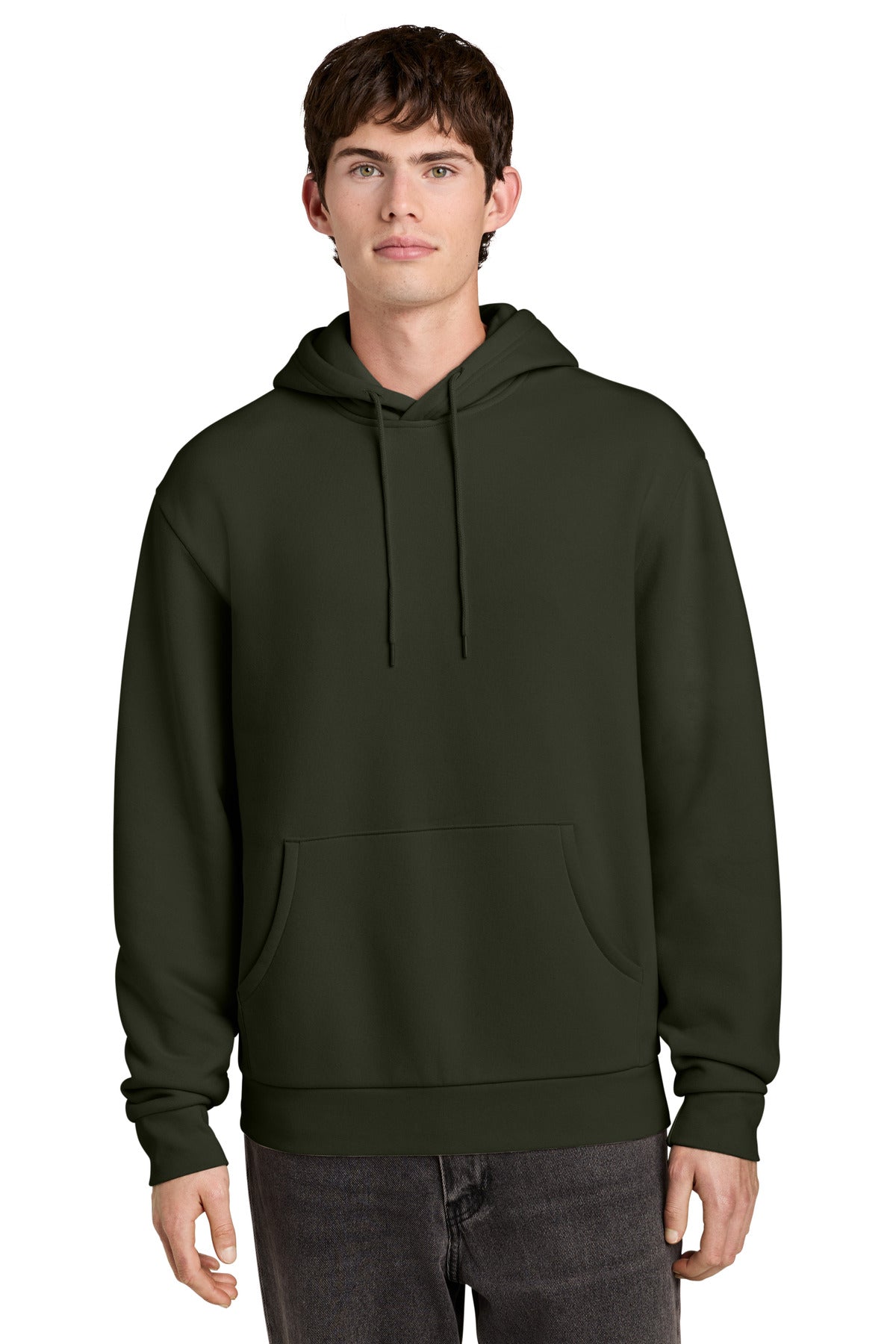 Custom Dark Olive MelloFleece Hoodie DT6700, personalized by SanCanDo Swag in Argyle, TX