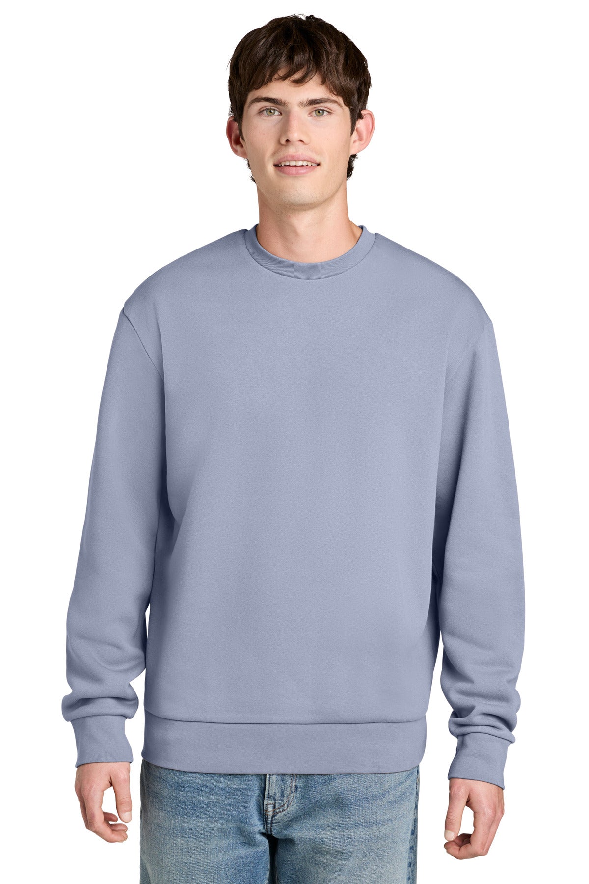 Custom Icelandic Purple MelloFleece Crew DT6704, personalized by SanCanDo Swag in Argyle, TX