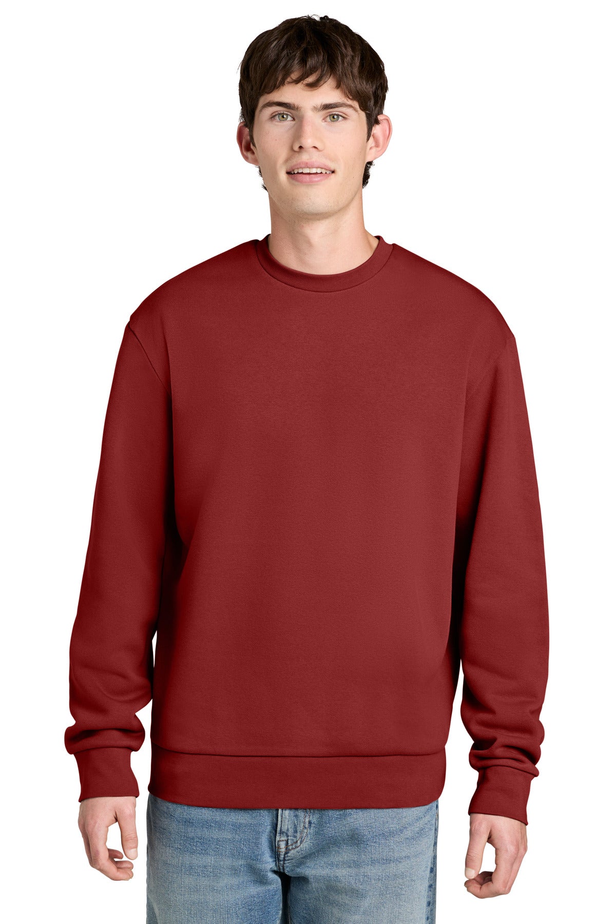 Custom Cherrywood MelloFleece Crew DT6704, personalized by SanCanDo Swag in Argyle, TX