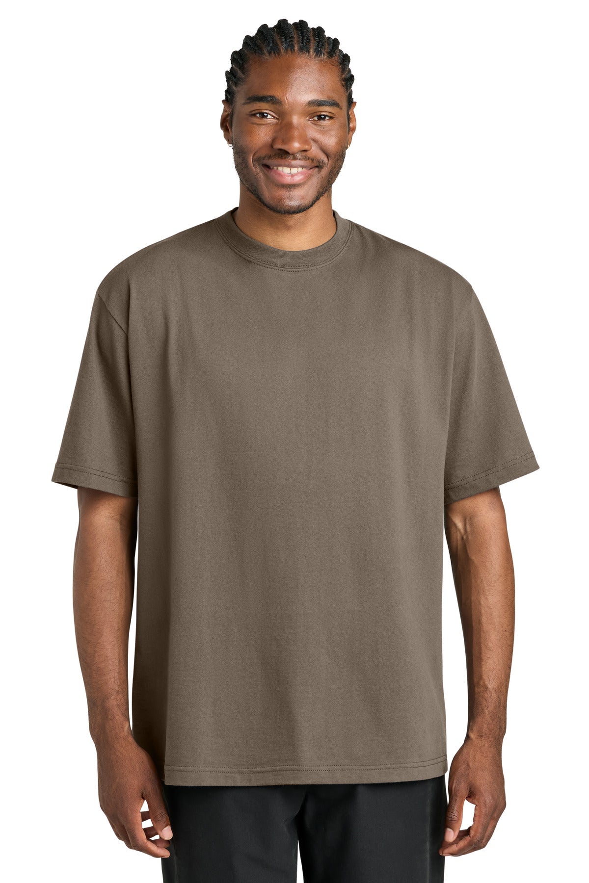 Custom Warm Taupe 7-Oz. Gritty Tee DT7075, personalized by SanCanDo Swag in Argyle, TX
