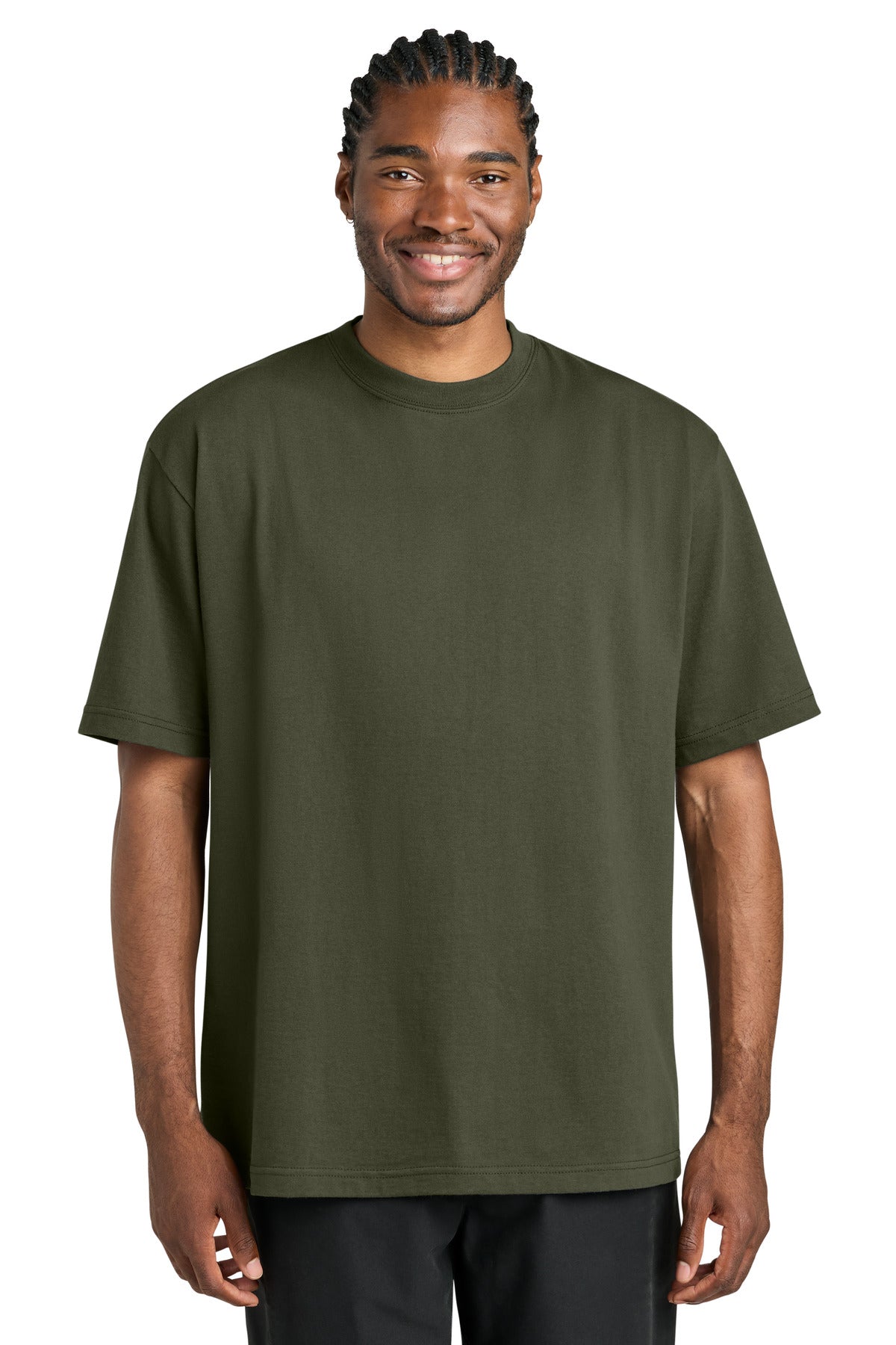 Custom Dark Olive 7-Oz. Gritty Tee DT7075, personalized by SanCanDo Swag in Argyle, TX