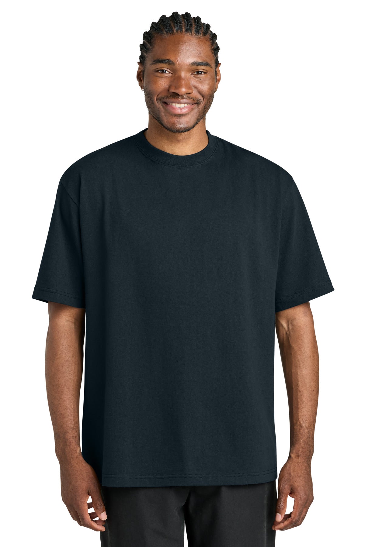 Custom Navy Blue 7-Oz. Gritty Tee DT7075, personalized by SanCanDo Swag in Argyle, TX