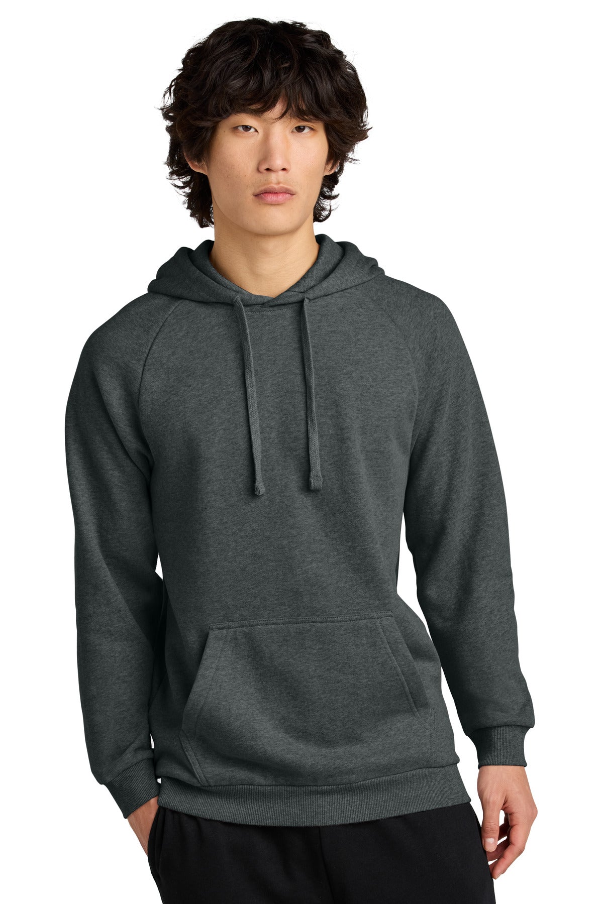 Custom Heathered Charcoal Cloud Fleece Hoodie DT7800, personalized by SanCanDo Swag in Argyle, TX