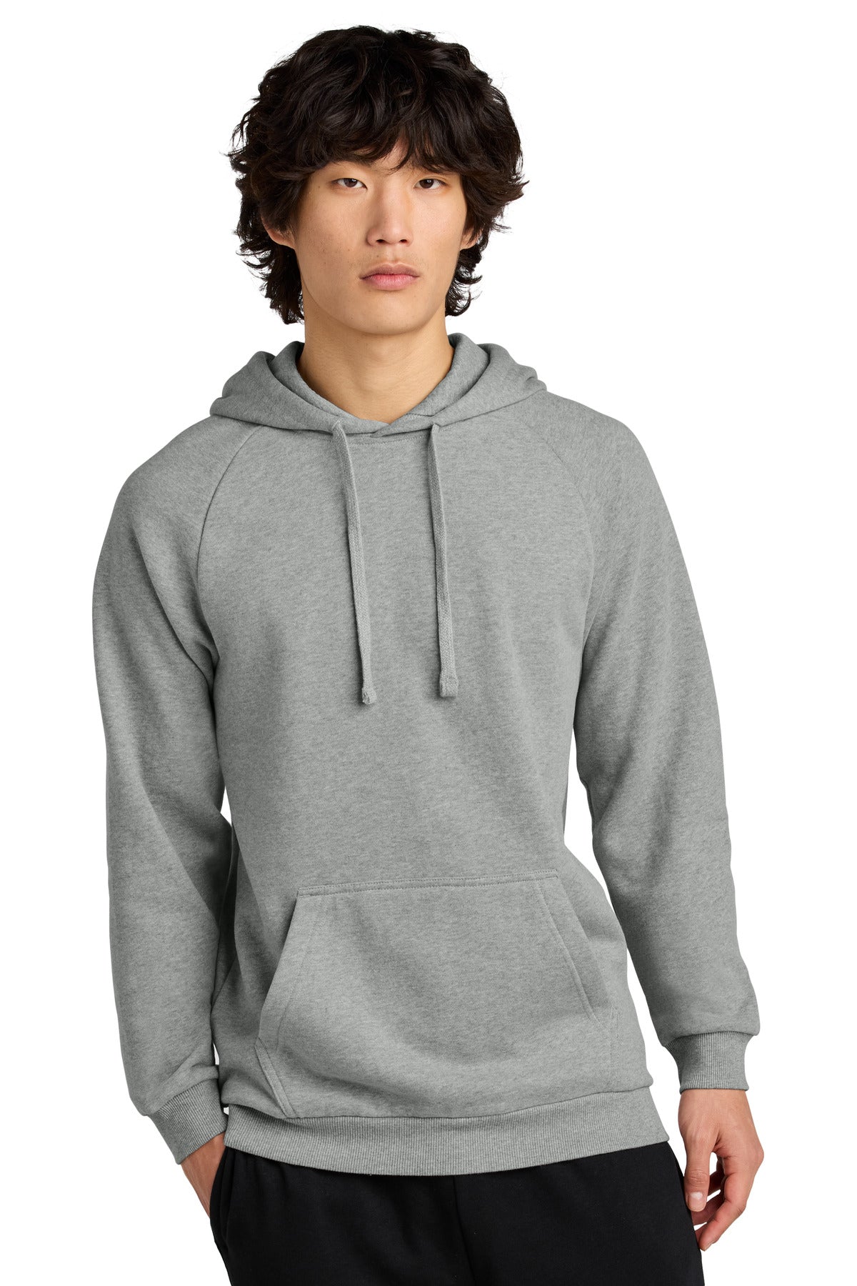 Custom Heathered Steel Cloud Fleece Hoodie DT7800, personalized by SanCanDo Swag in Argyle, TX