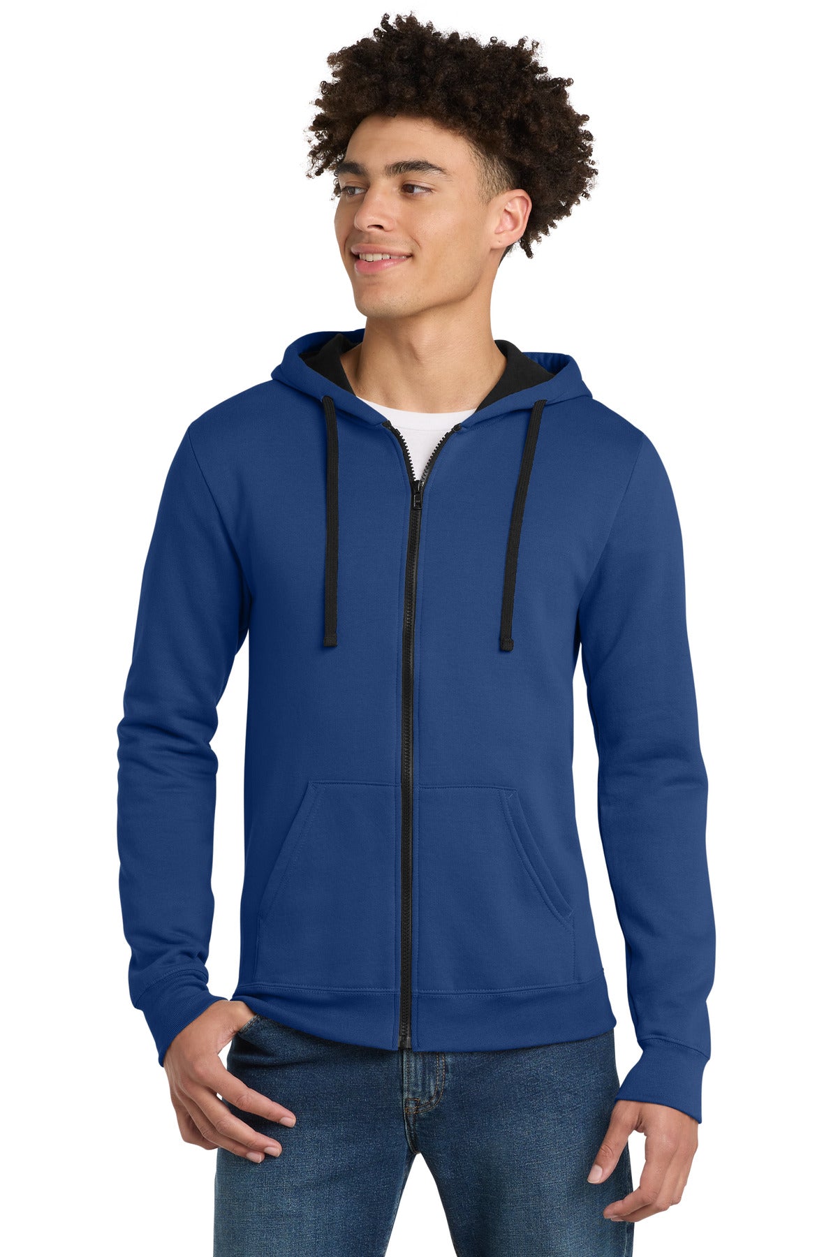 Custom Deep Royal The Concert Fleece Full-Zip Hoodie DT800, personalized by SanCanDo Swag in Argyle, TX